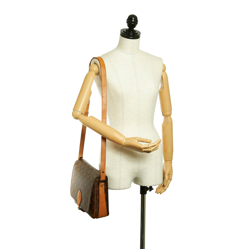Louis Vuitton Monogram Cartouchiere MM (SHG-31426)
