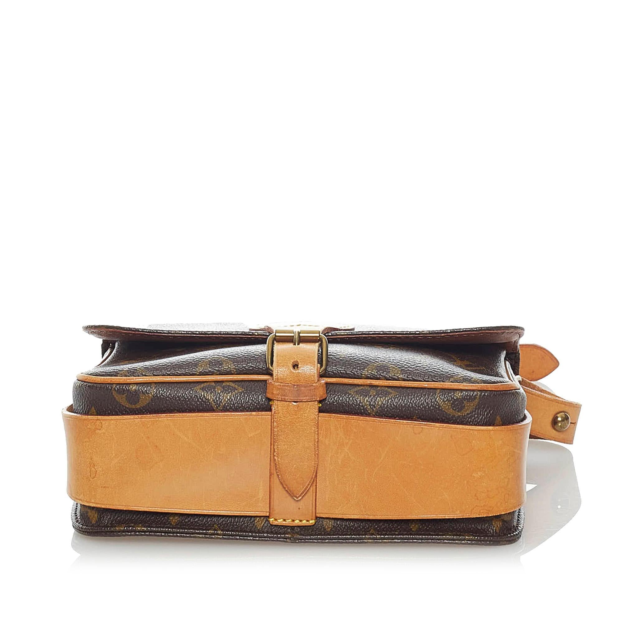 Louis Vuitton Monogram Cartouchiere MM (SHG-32196)