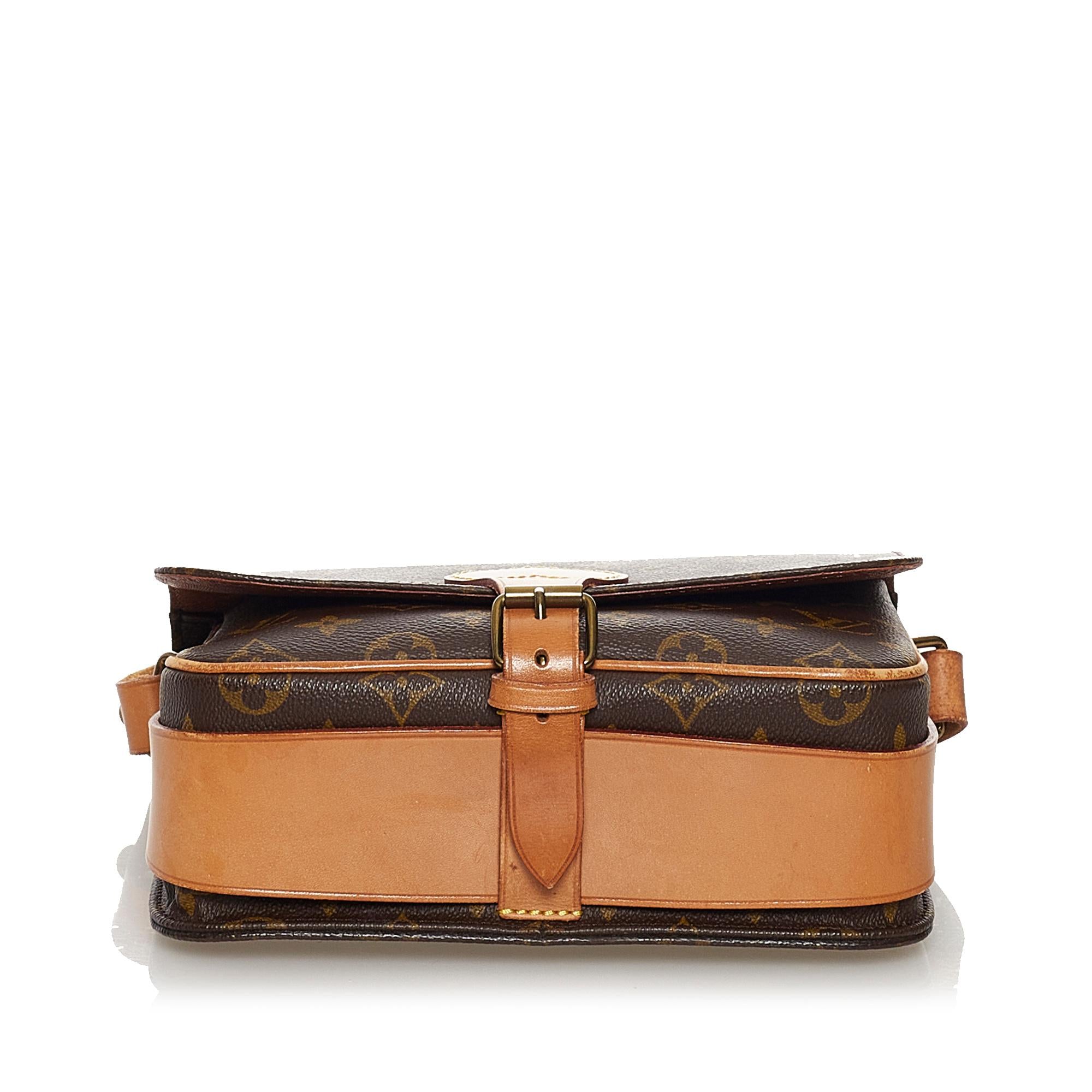 Louis Vuitton Monogram Cartouchiere MM (SHG-34703)