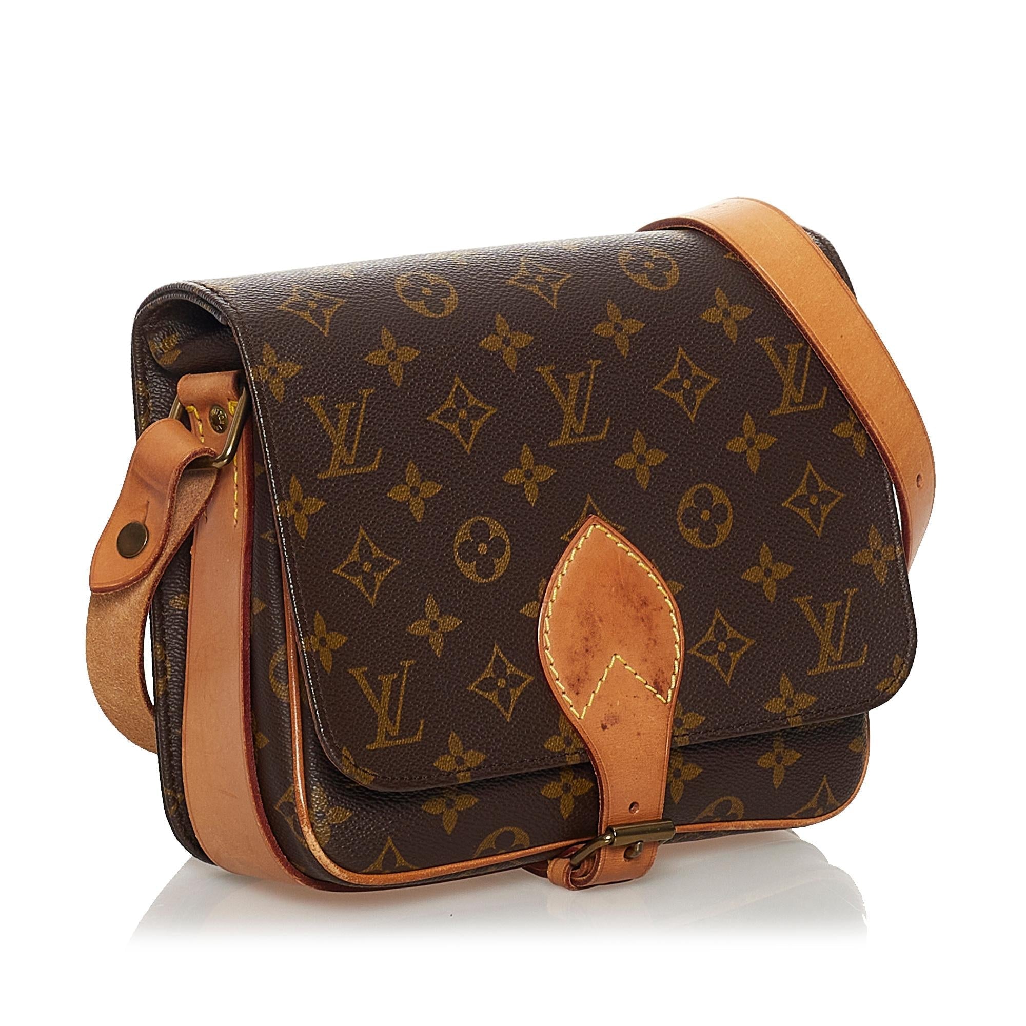 Louis Vuitton Monogram Cartouchiere MM (SHG-34703)