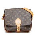 Louis Vuitton Monogram Cartouchiere MM (SHG-FC11Cb)