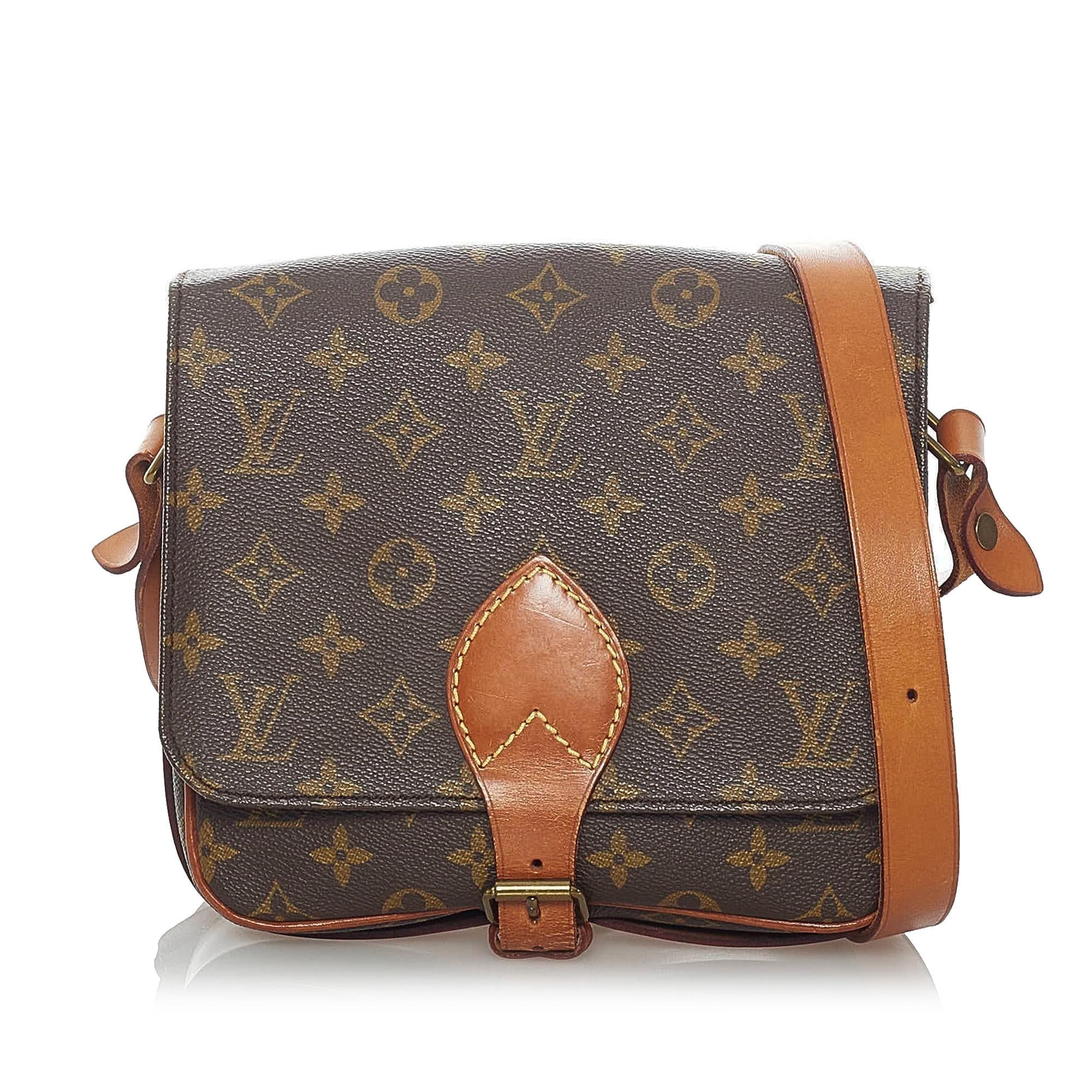 Louis Vuitton Monogram Cartouchiere PM (SHG-30940)
