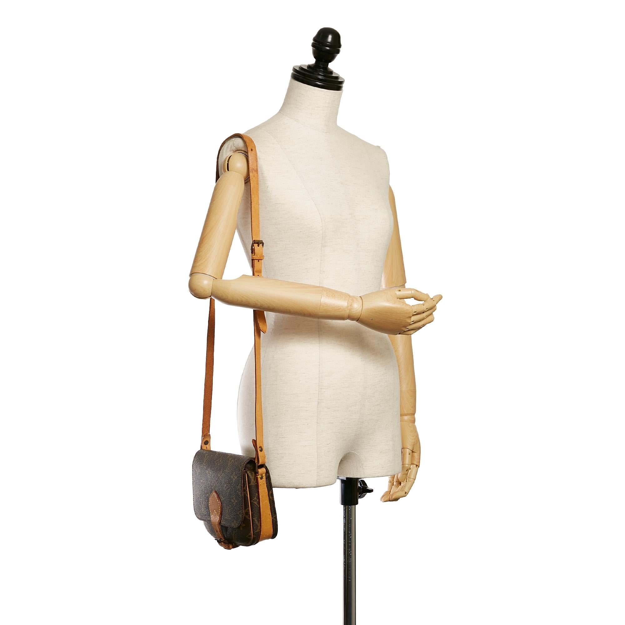 Louis Vuitton Monogram Cartouchiere PM (SHG-32282)