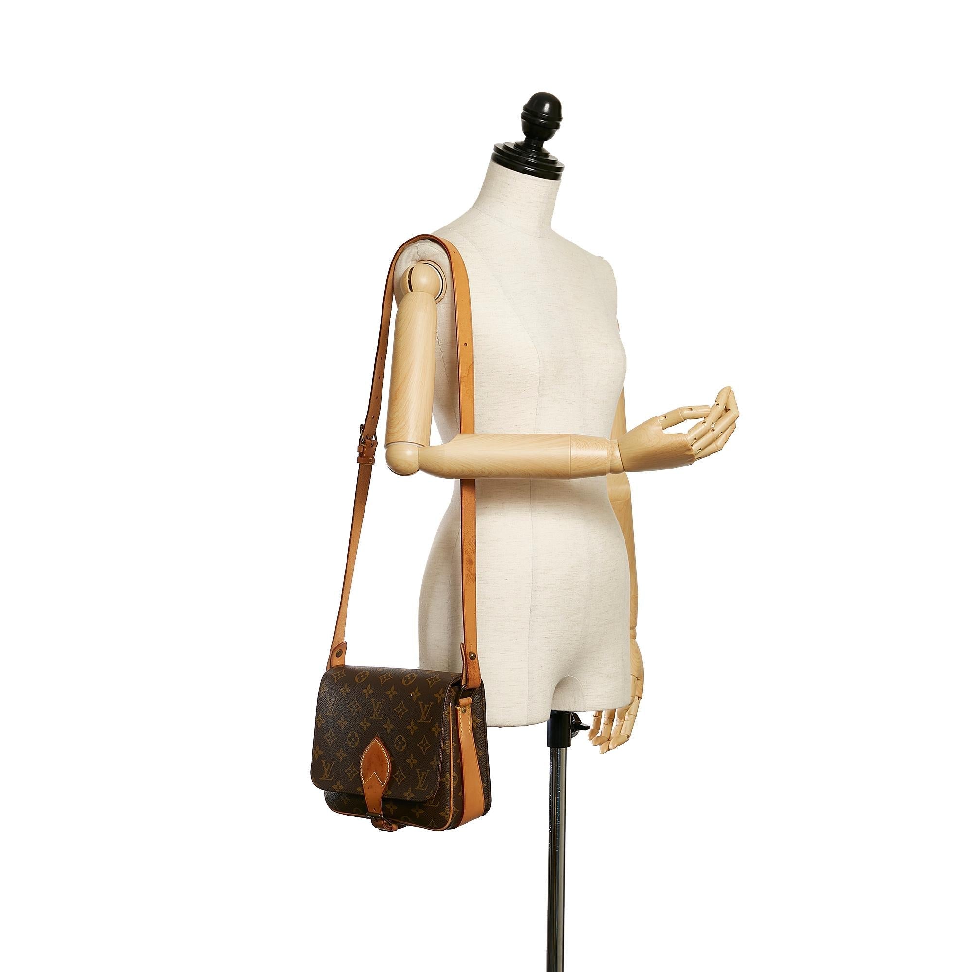 Louis Vuitton Monogram Cartouchiere PM (SHG-32396)