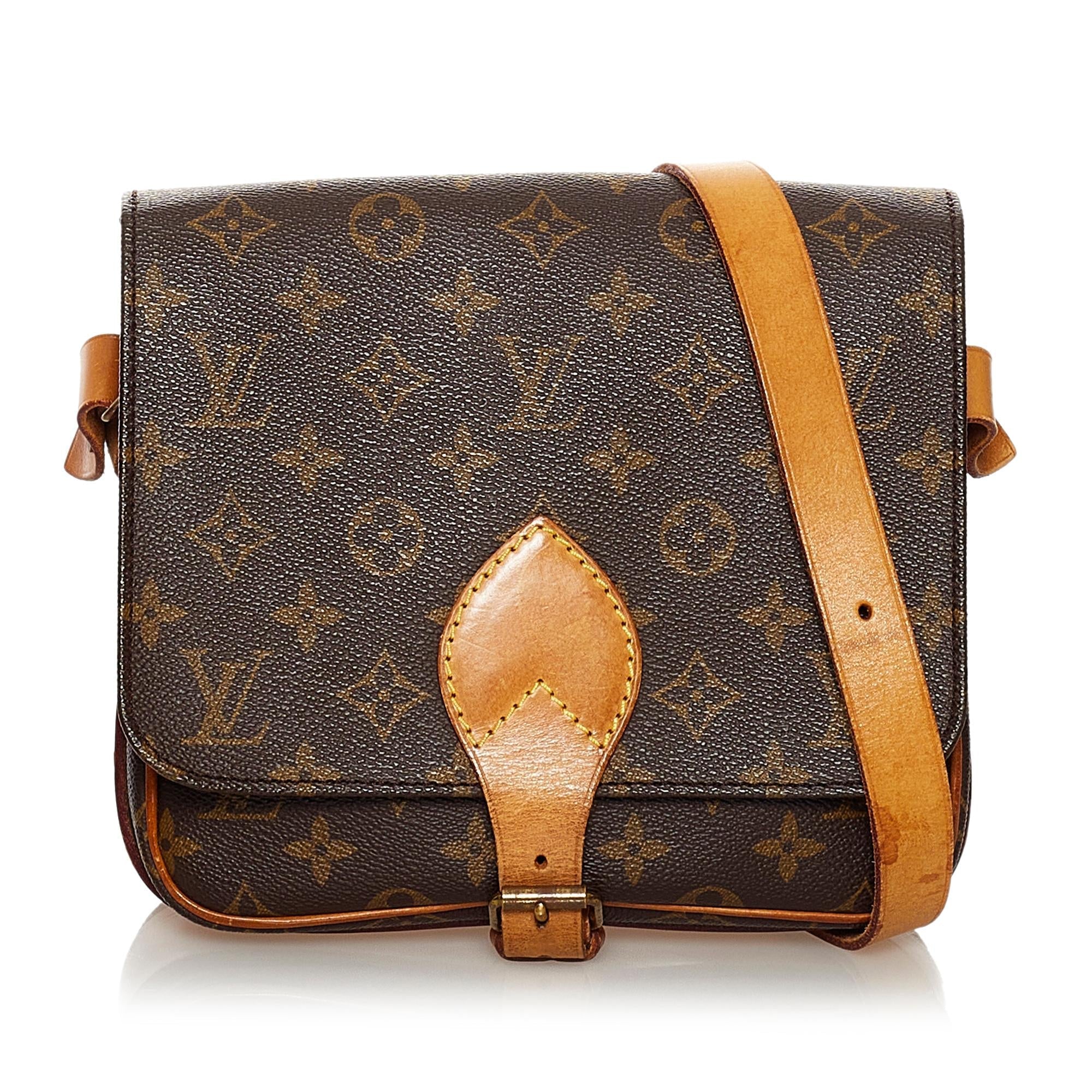 Louis Vuitton Monogram Cartouchiere PM (SHG-34096)