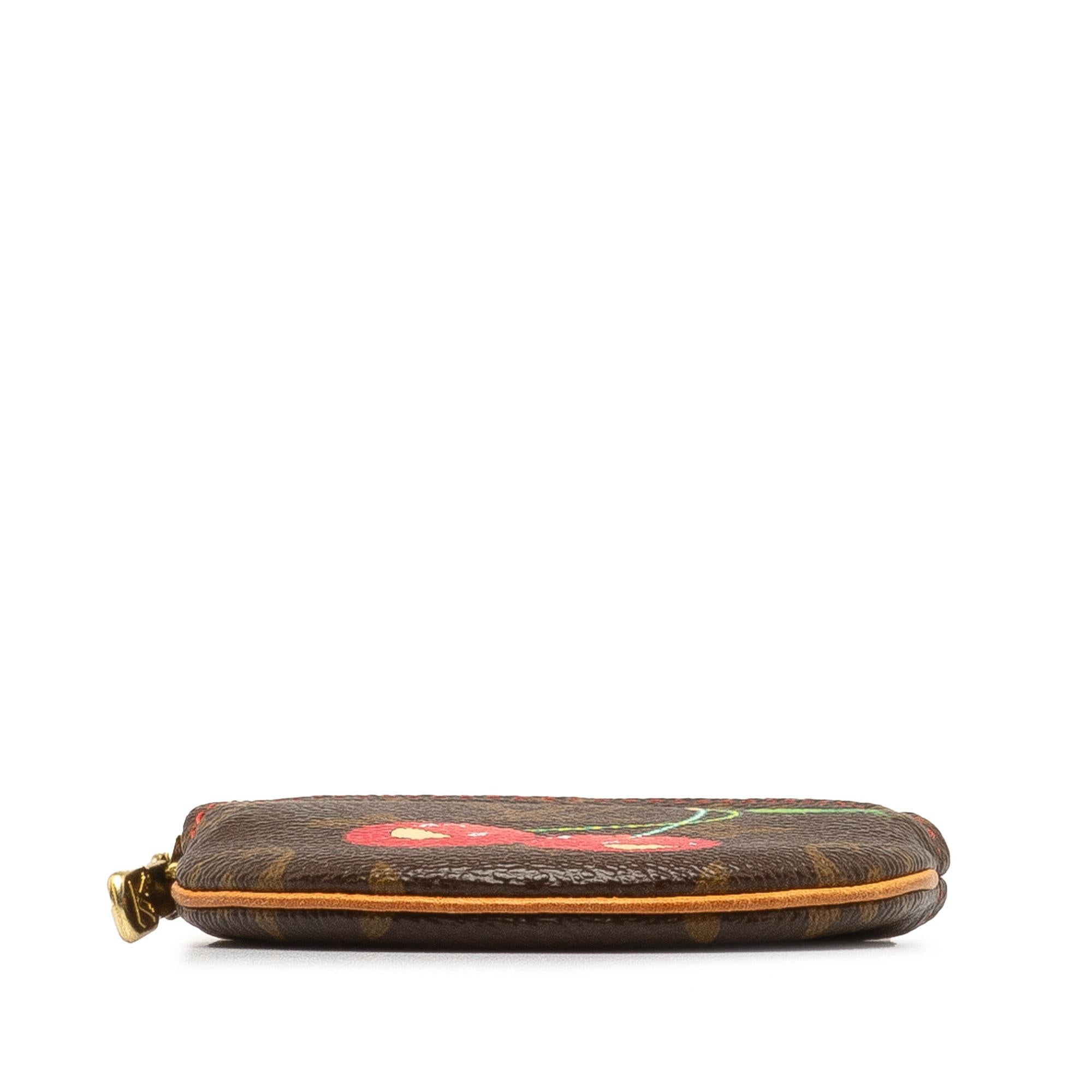 Louis Vuitton Monogram Cerises Porte-Monnaie Round Coin Purse (SHG-mWmW8Y)