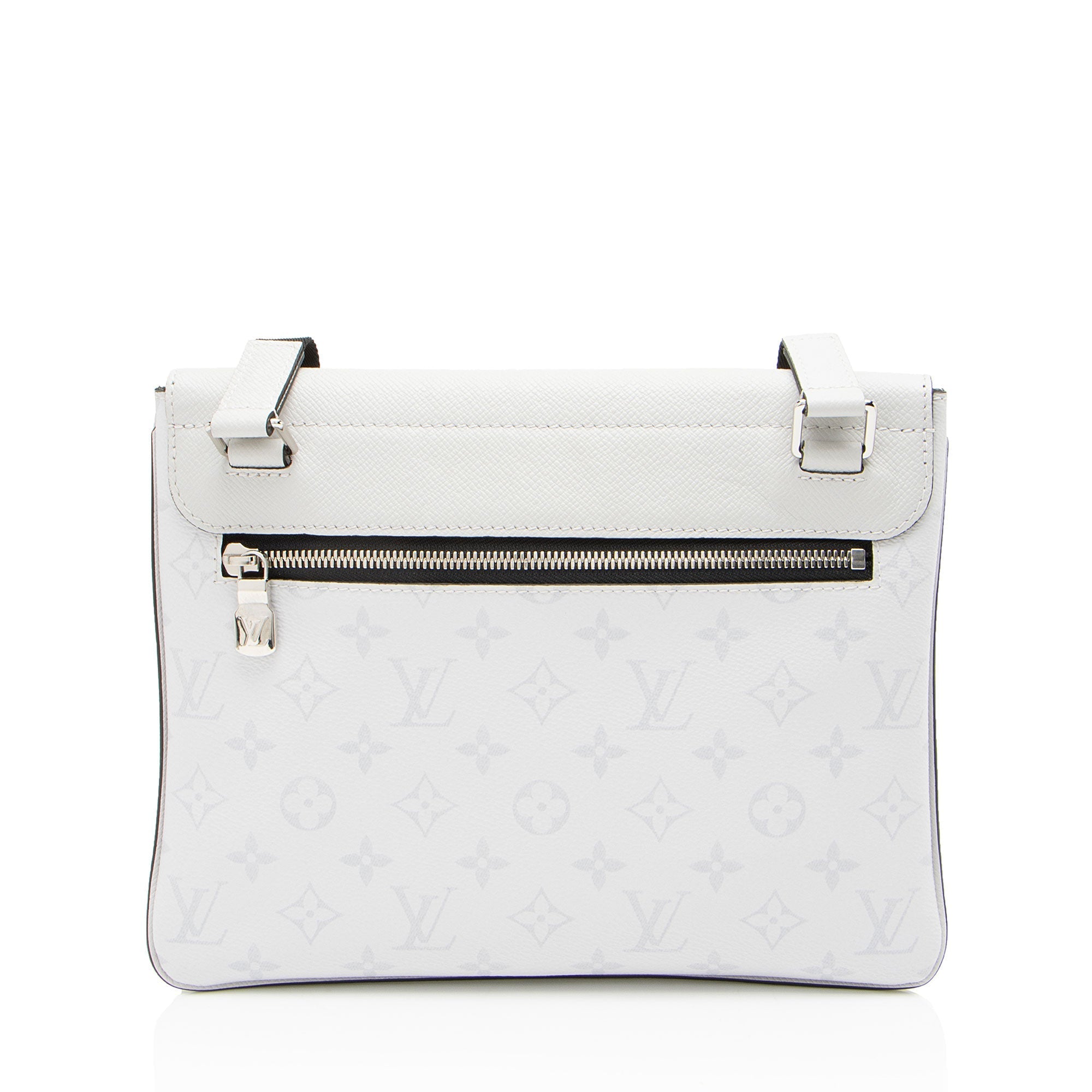 Louis Vuitton Monogram Chalk Taiga Leather Outdoor Flap Messenger