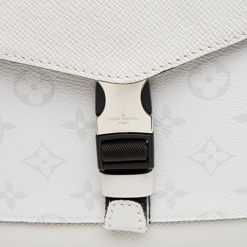 Louis Vuitton Monogram Chalk Taiga Leather Outdoor Flap Messenger