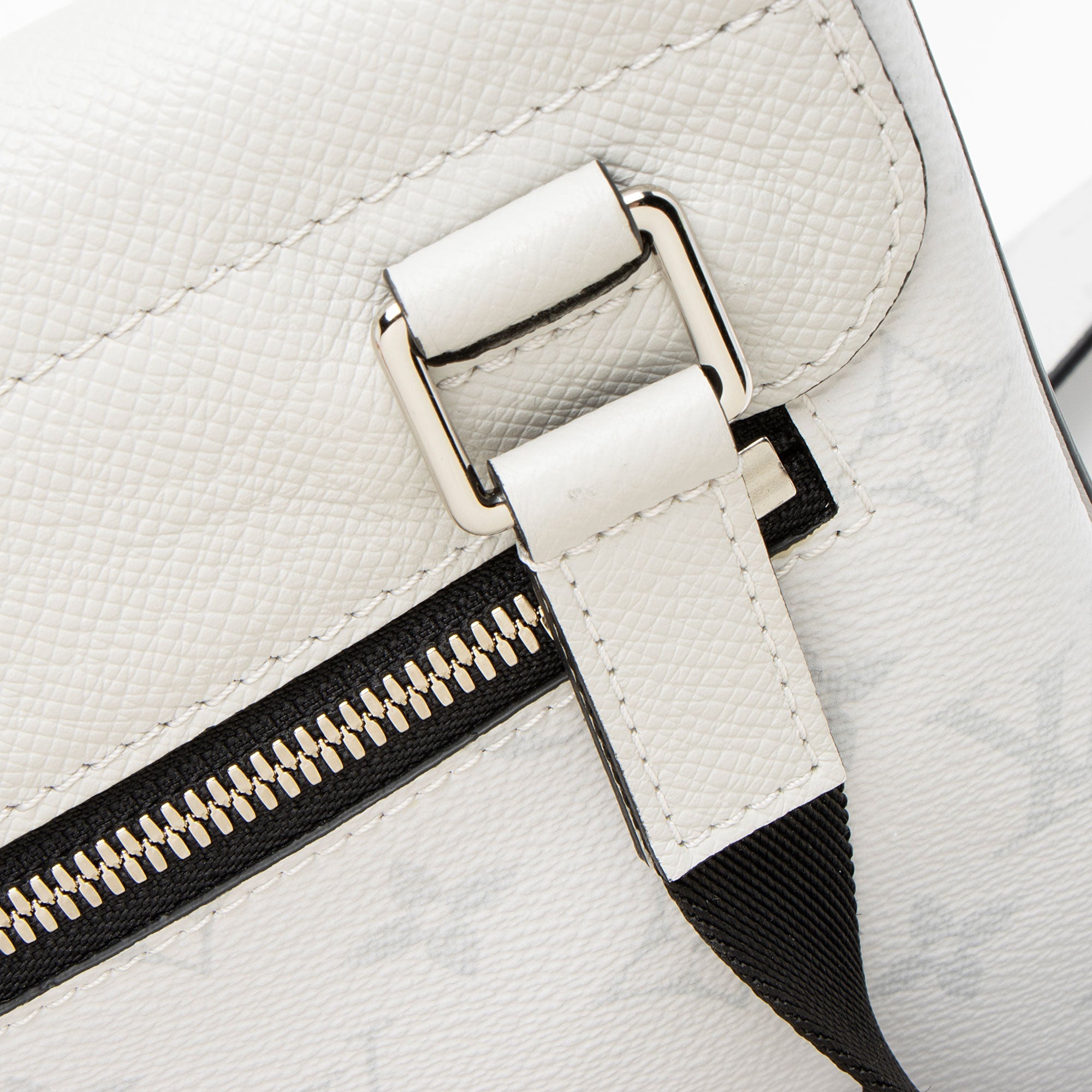 Louis Vuitton Monogram Chalk Taiga Leather Outdoor Flap Messenger