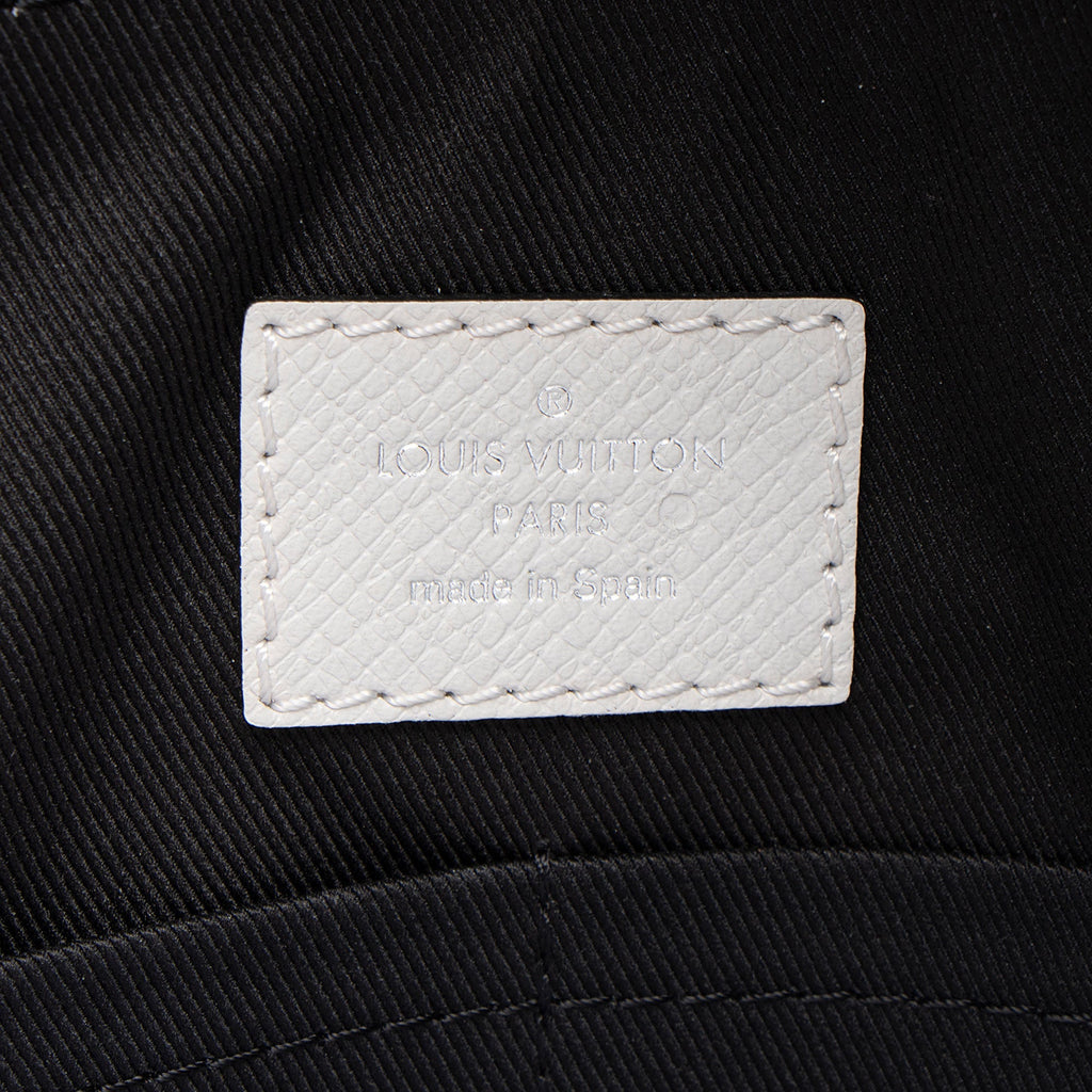 Louis Vuitton Monogram Chalk Taiga Leather Outdoor Flap Messenger