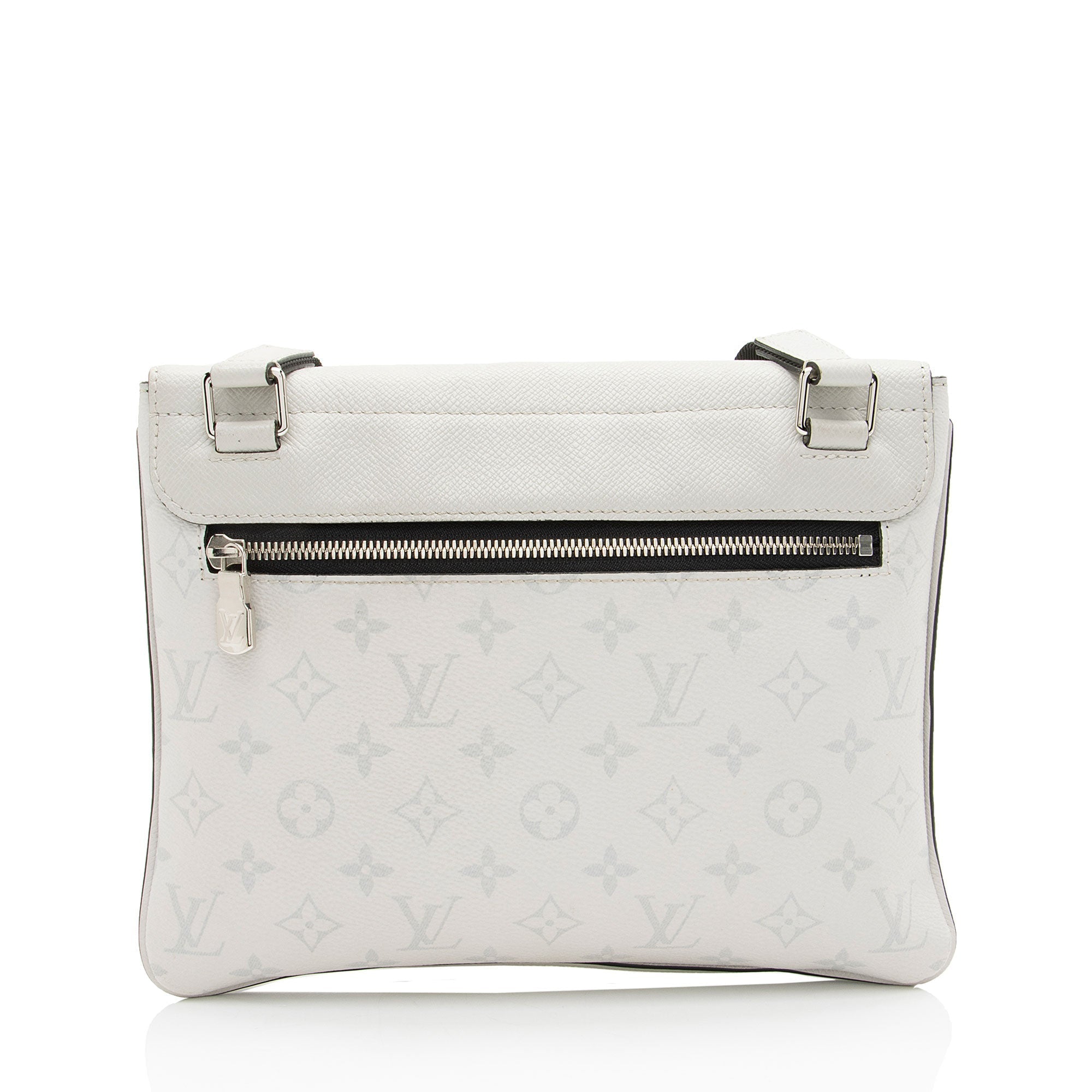 Louis Vuitton Monogram Chalk Taiga Leather Outdoor Flap Messenger