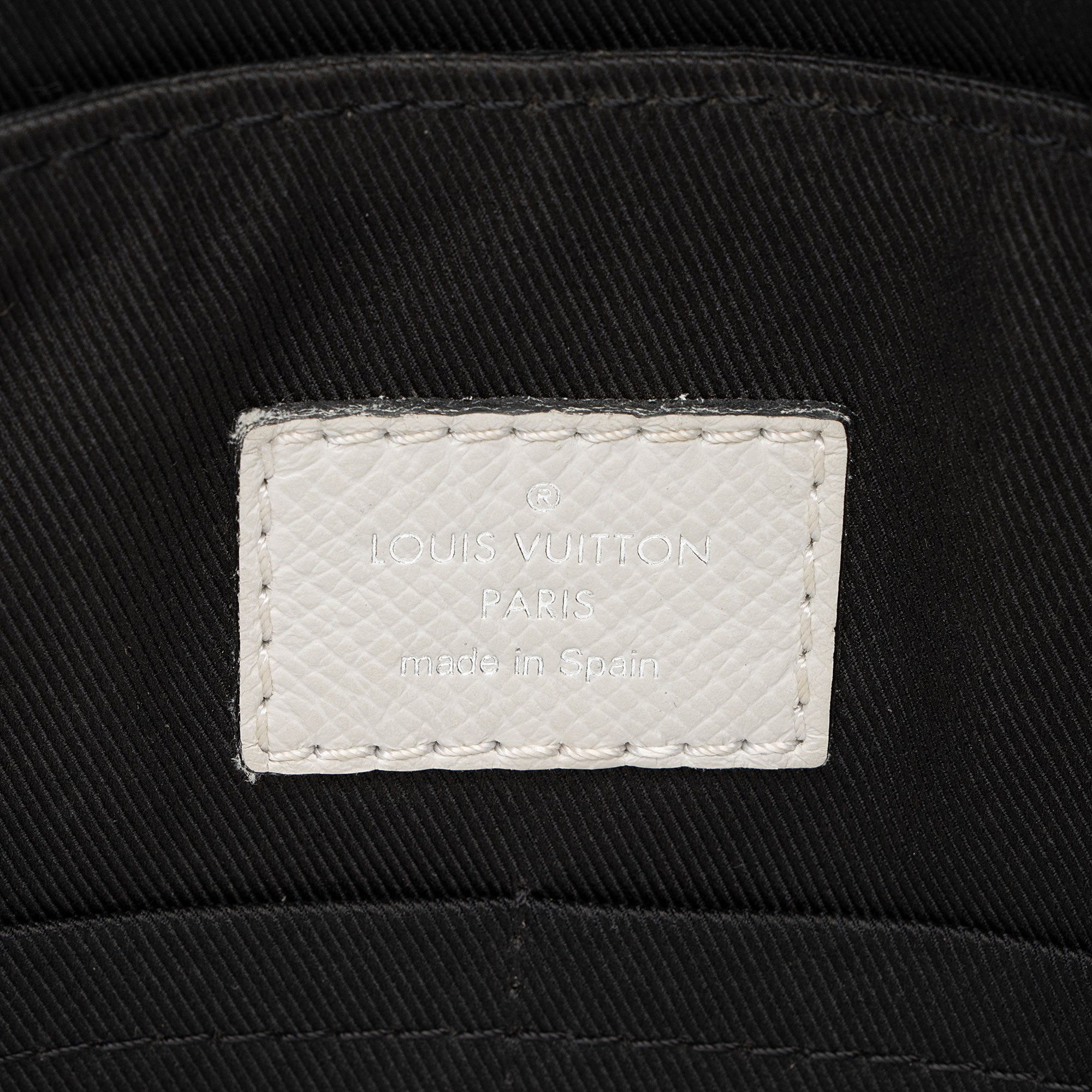 Louis Vuitton Monogram Chalk Taiga Leather Outdoor Flap Messenger