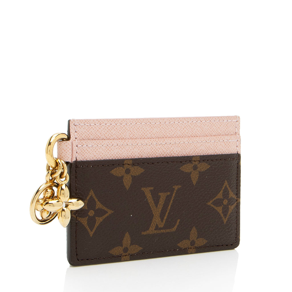 Louis Vuitton Monogram Charms Card Holder (SHF-kYLA8r)