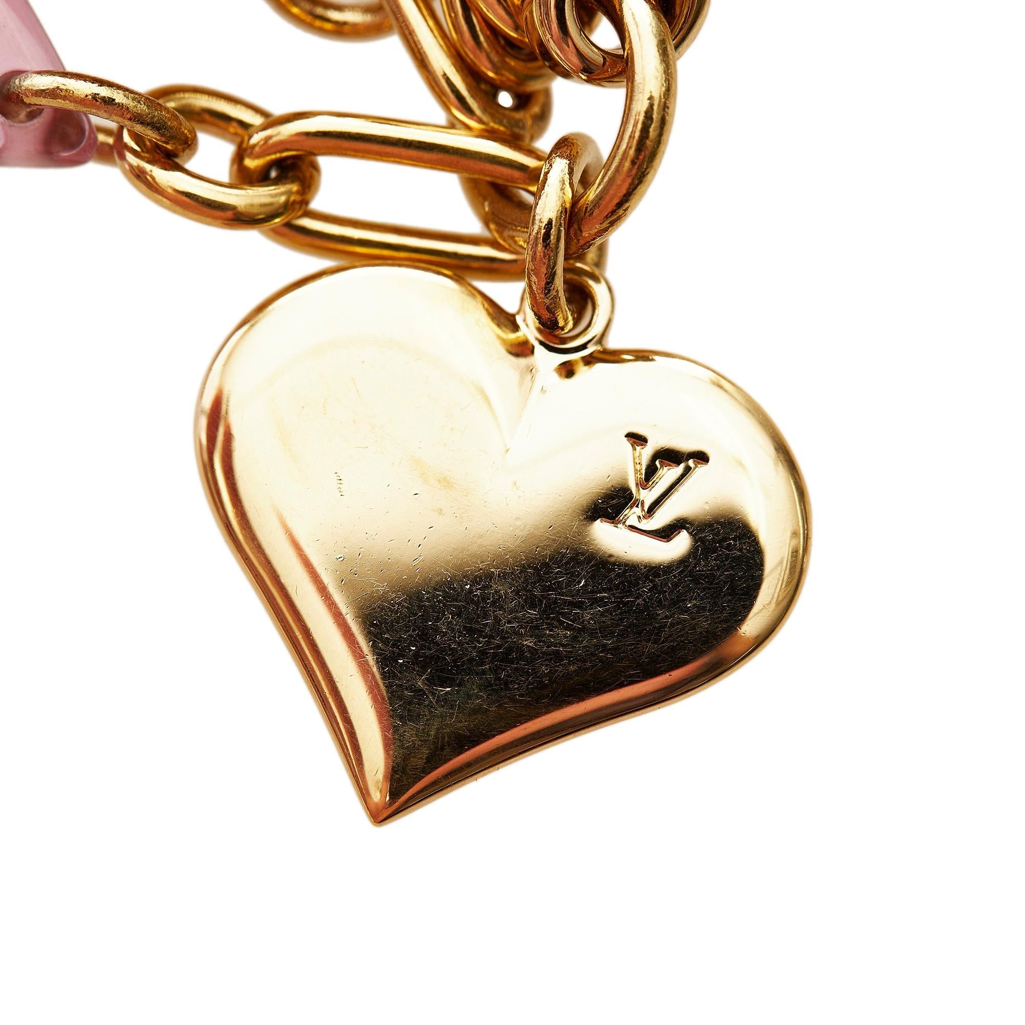 Louis Vuitton Monogram Charms Key Chain (SHG-YdYlG3)