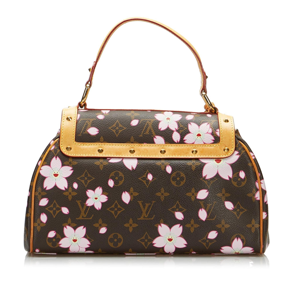 Louis Vuitton Monogram Cherry Blossom Sac Retro Takashi Murakami (SHG-CSyakF)