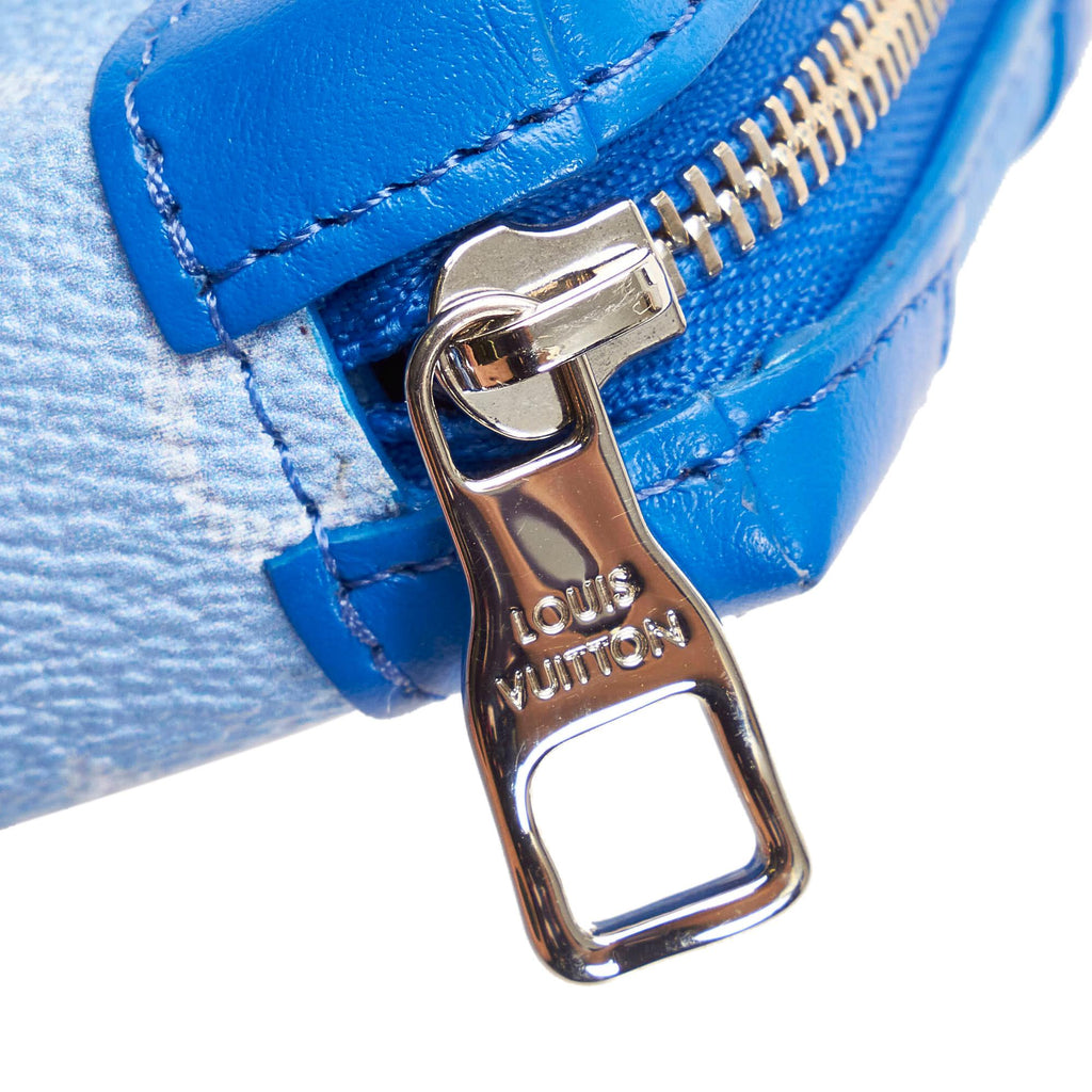 Louis Vuitton Monogram Clouds Soft Trunk Necklace Wallet (SHG-33618)