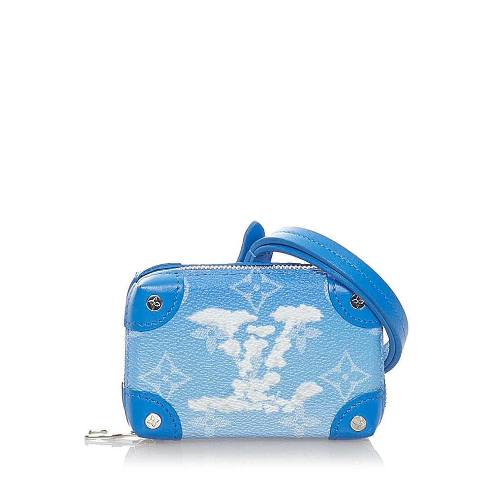 Louis Vuitton Monogram Clouds Soft Trunk Necklace Wallet (SHG-33618)