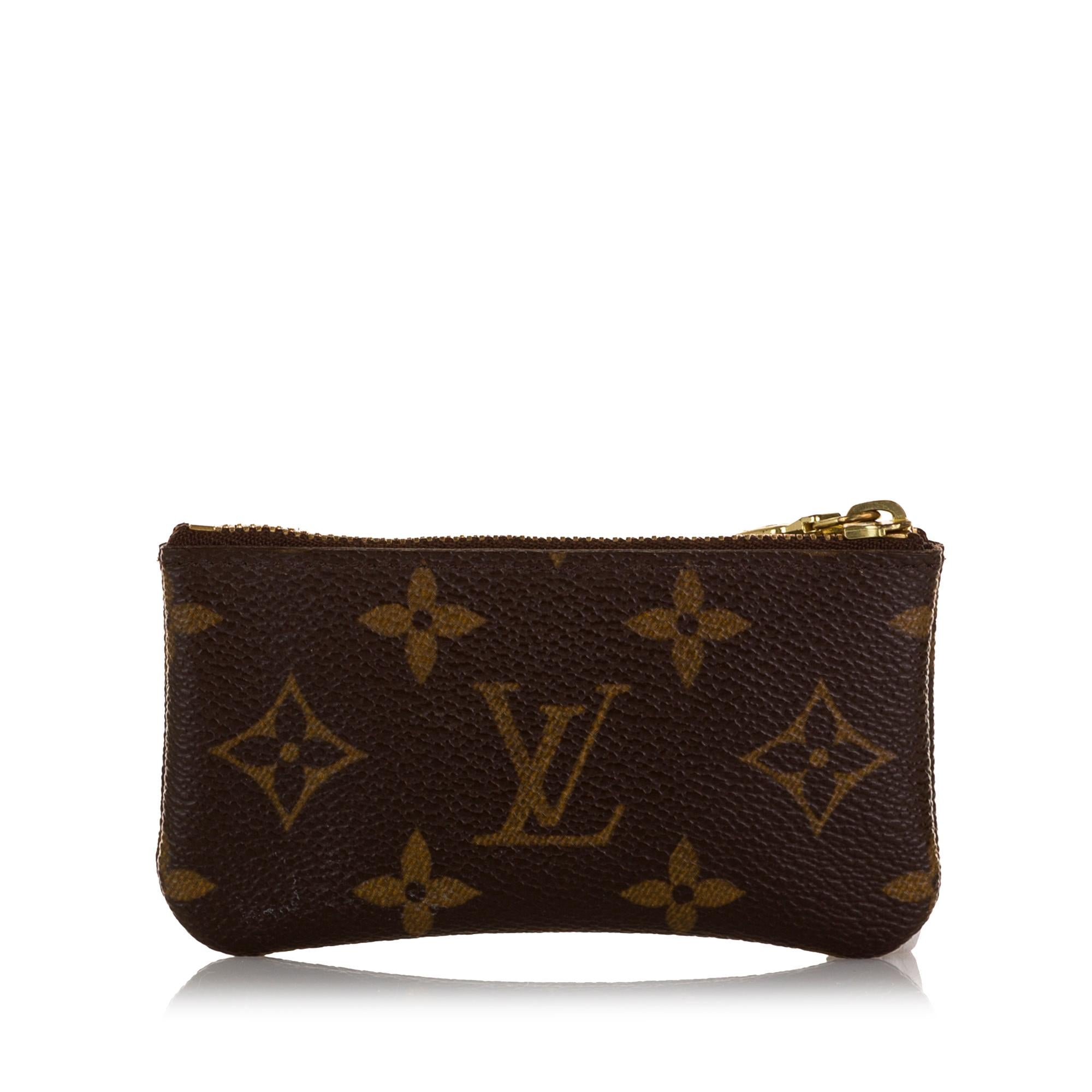Louis Vuitton Monogram Coin Pouch (SHG-qIFmb1)
