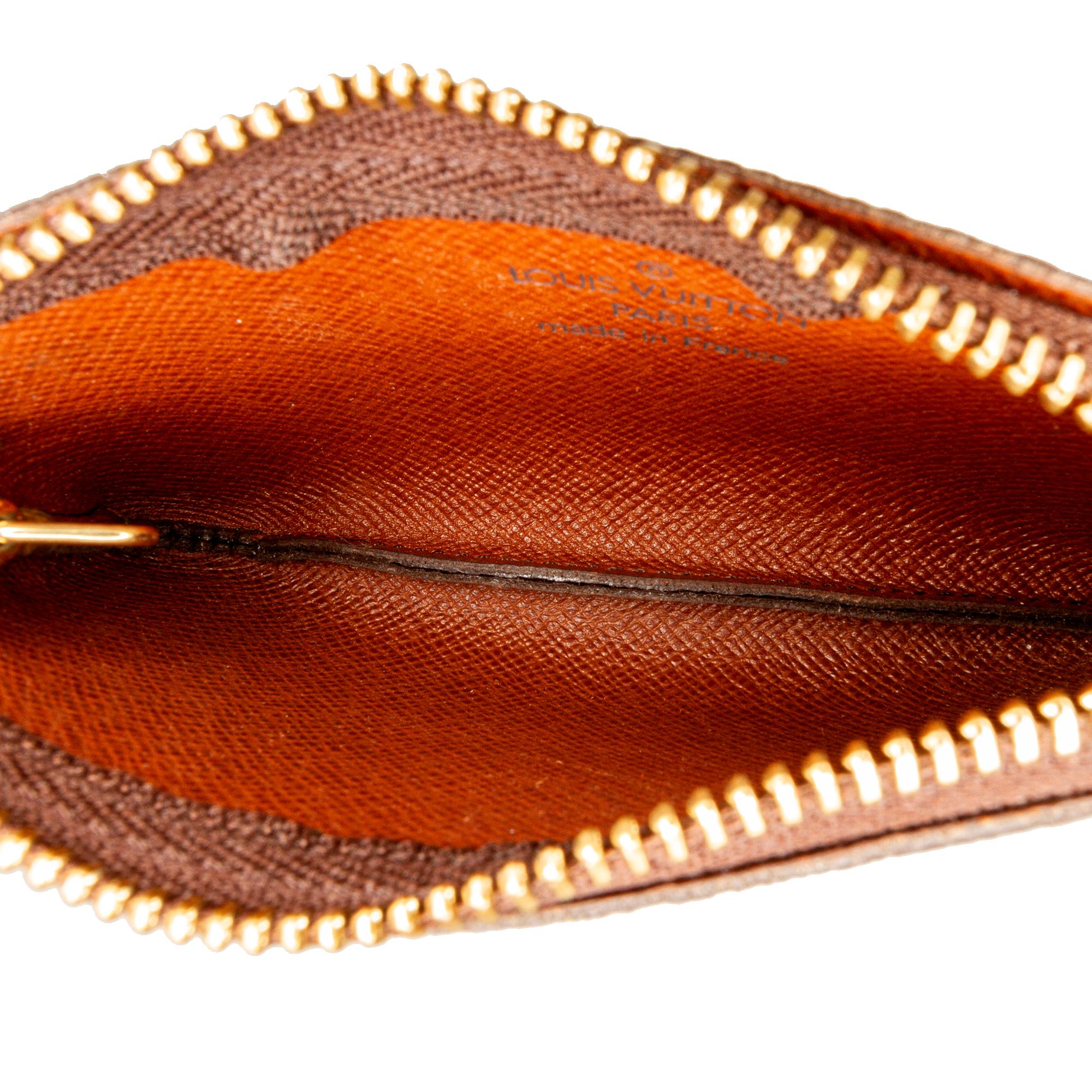 Louis Vuitton Monogram Coin Pouch (SHG-qIFmb1)
