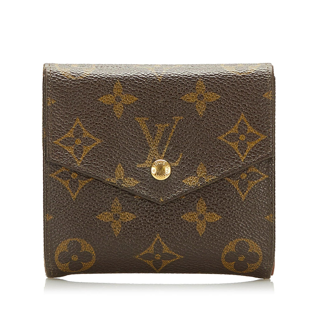 Louis Vuitton Monogram Compact Wallet (SHG-37157)