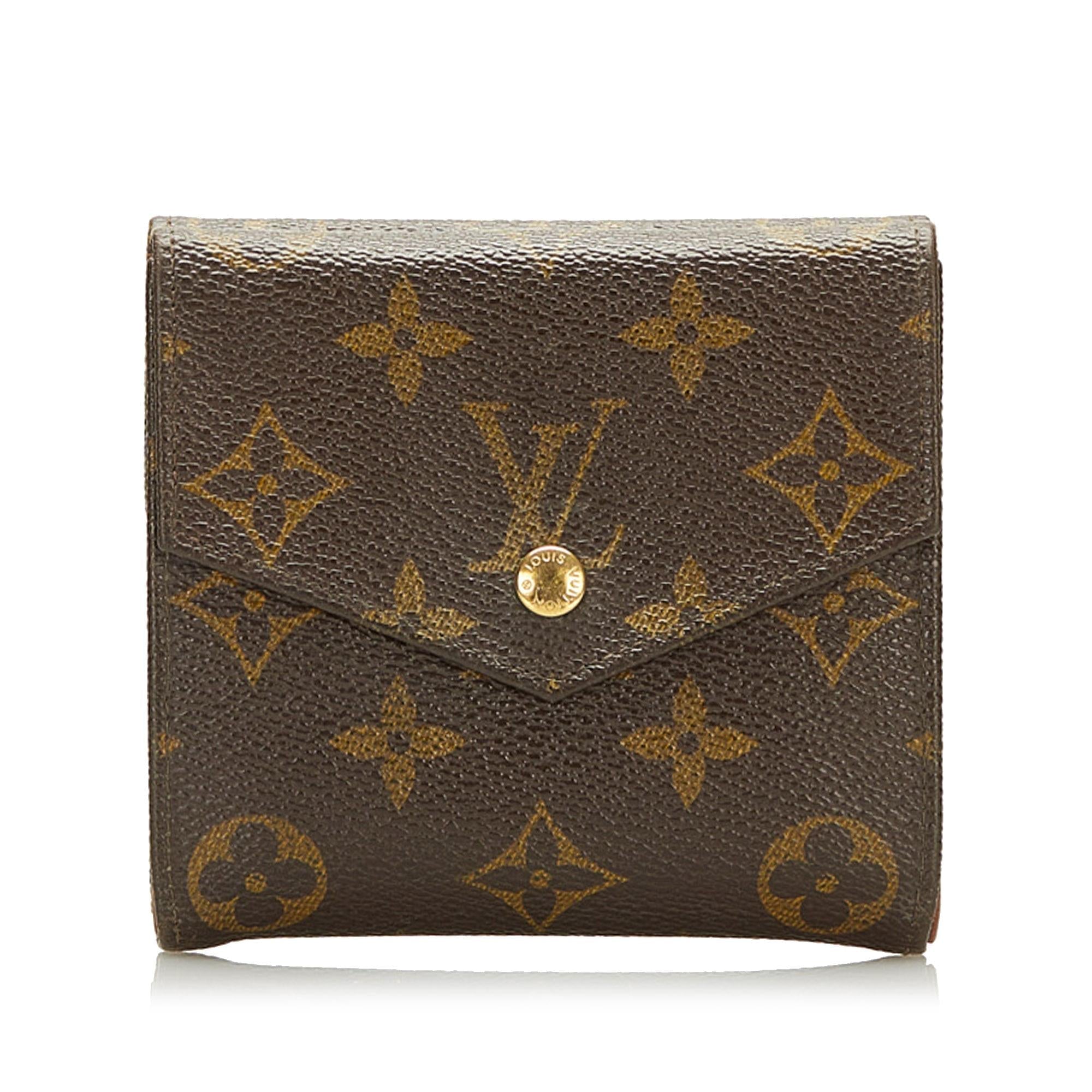Louis Vuitton Monogram Compact Wallet (SHG-37157)