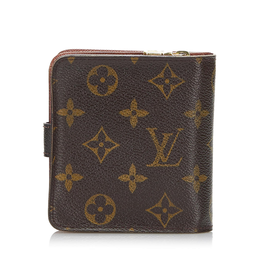 Louis Vuitton Monogram Compact Zippy Wallet (SHG-cv6BRU)