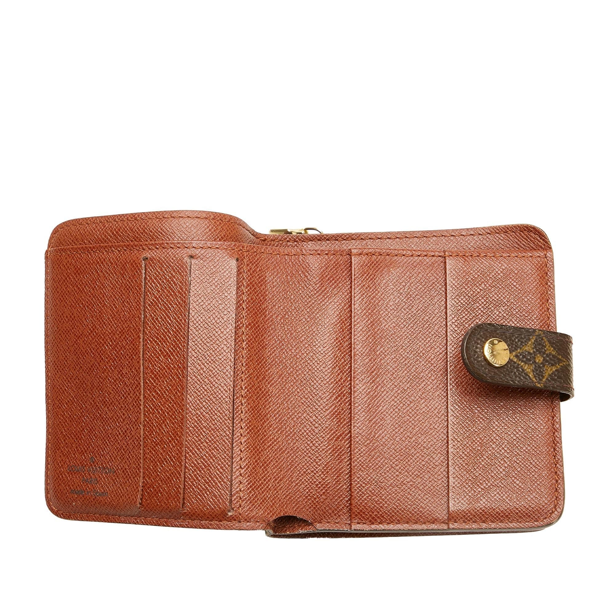 Louis Vuitton Monogram Compact Zippy Wallet (SHG-cv6BRU)