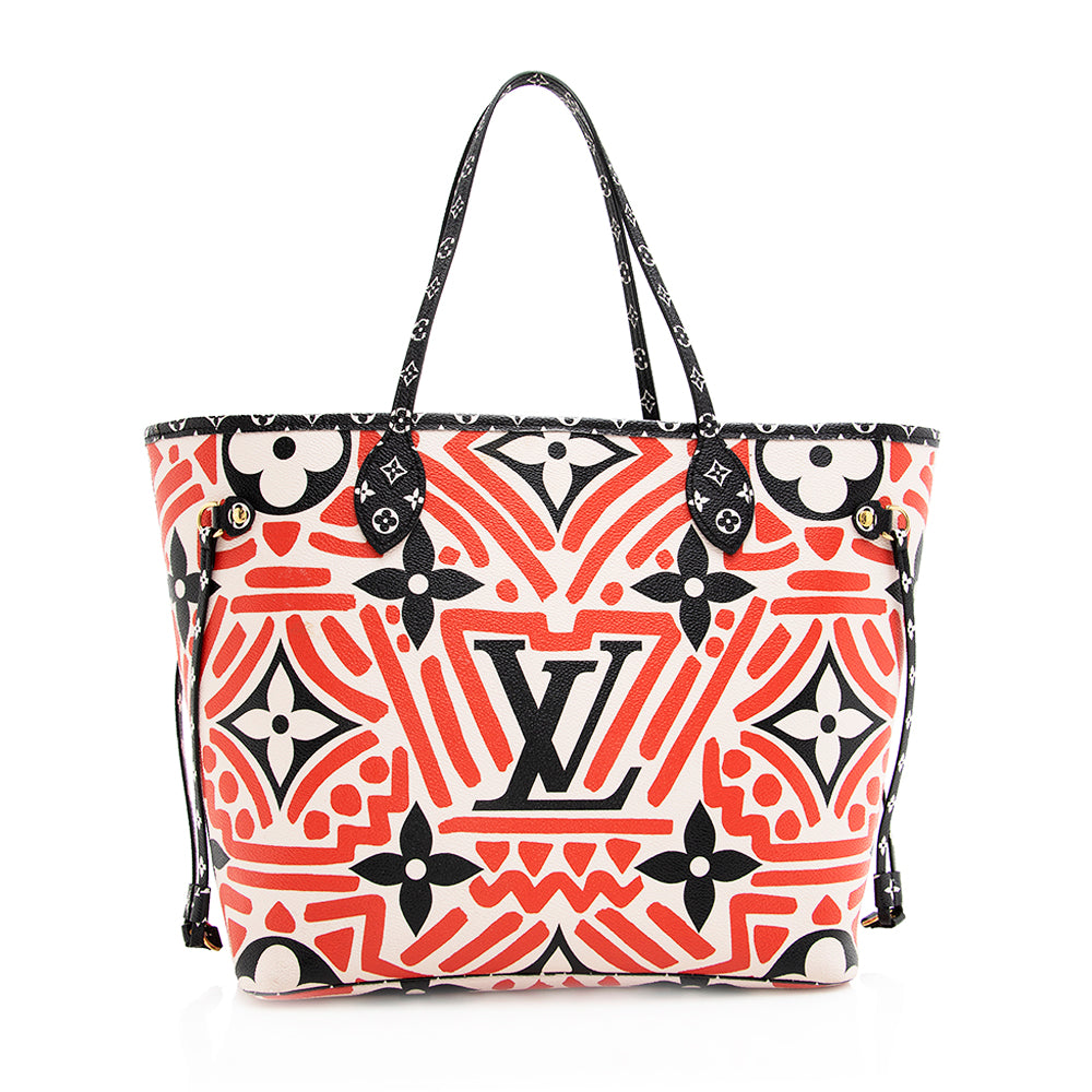 Louis Vuitton Limited Edition Monogram Crafty Neverfull MM Tote (SHF-19630)
