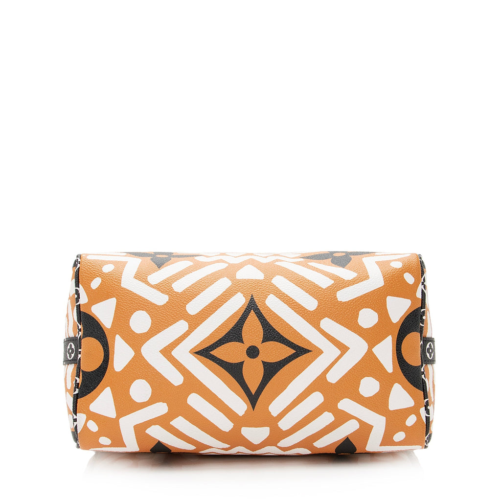 Louis Vuitton Monogram Crafty Speedy Bandouliere 25 Satchel - FINAL SALE (SHF-22627)