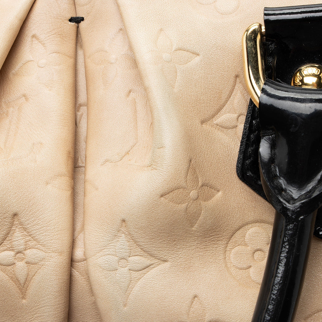 Louis Vuitton Monogram Cuir Embossed Stephen Satchel