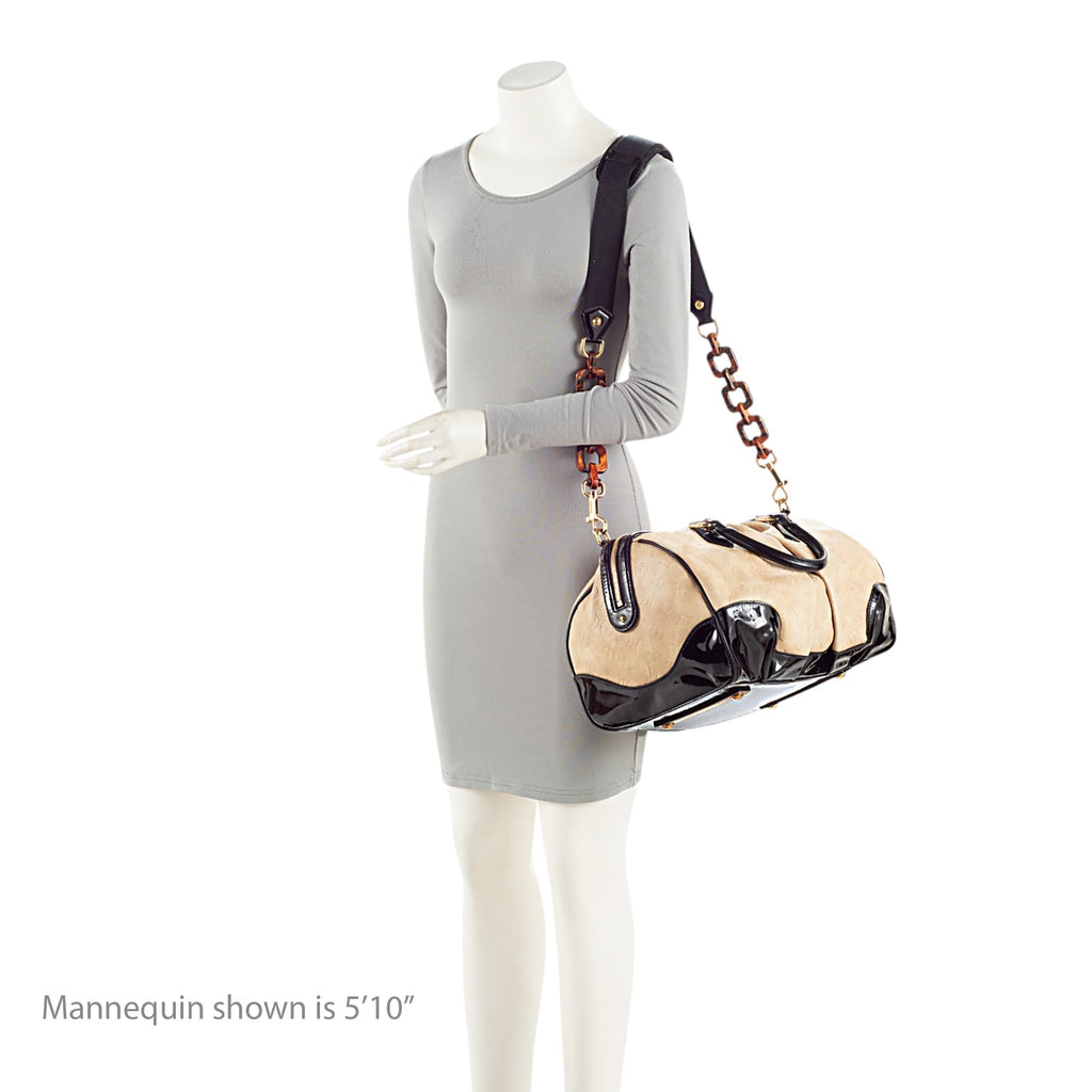 Louis Vuitton Monogram Cuir Embossed Stephen Satchel