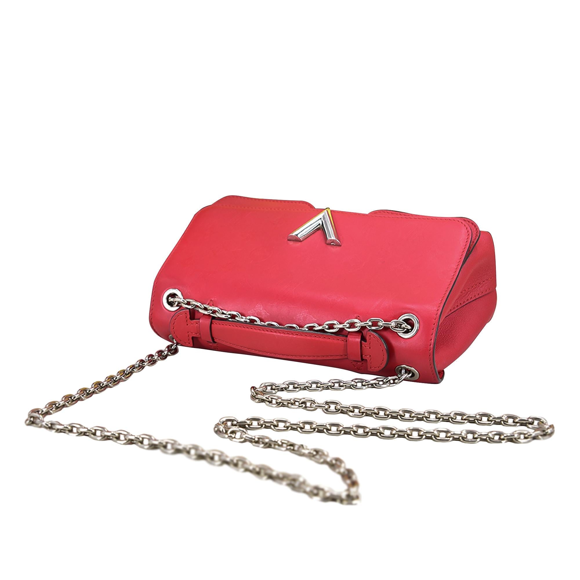Louis Vuitton Monogram Cuir Plume Ecume Very Chain Bag