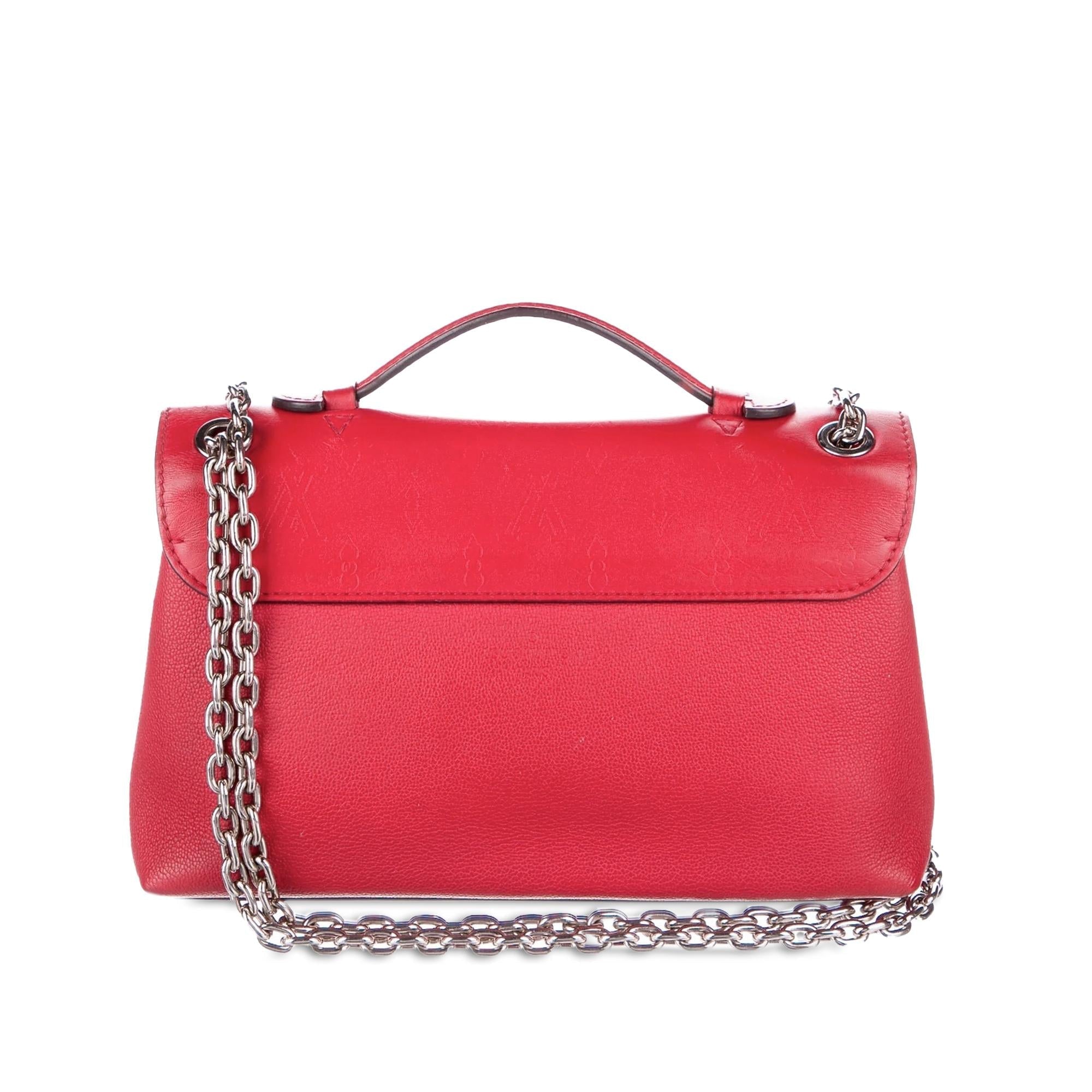 Louis Vuitton Monogram Cuir Plume Ecume Very Chain Bag