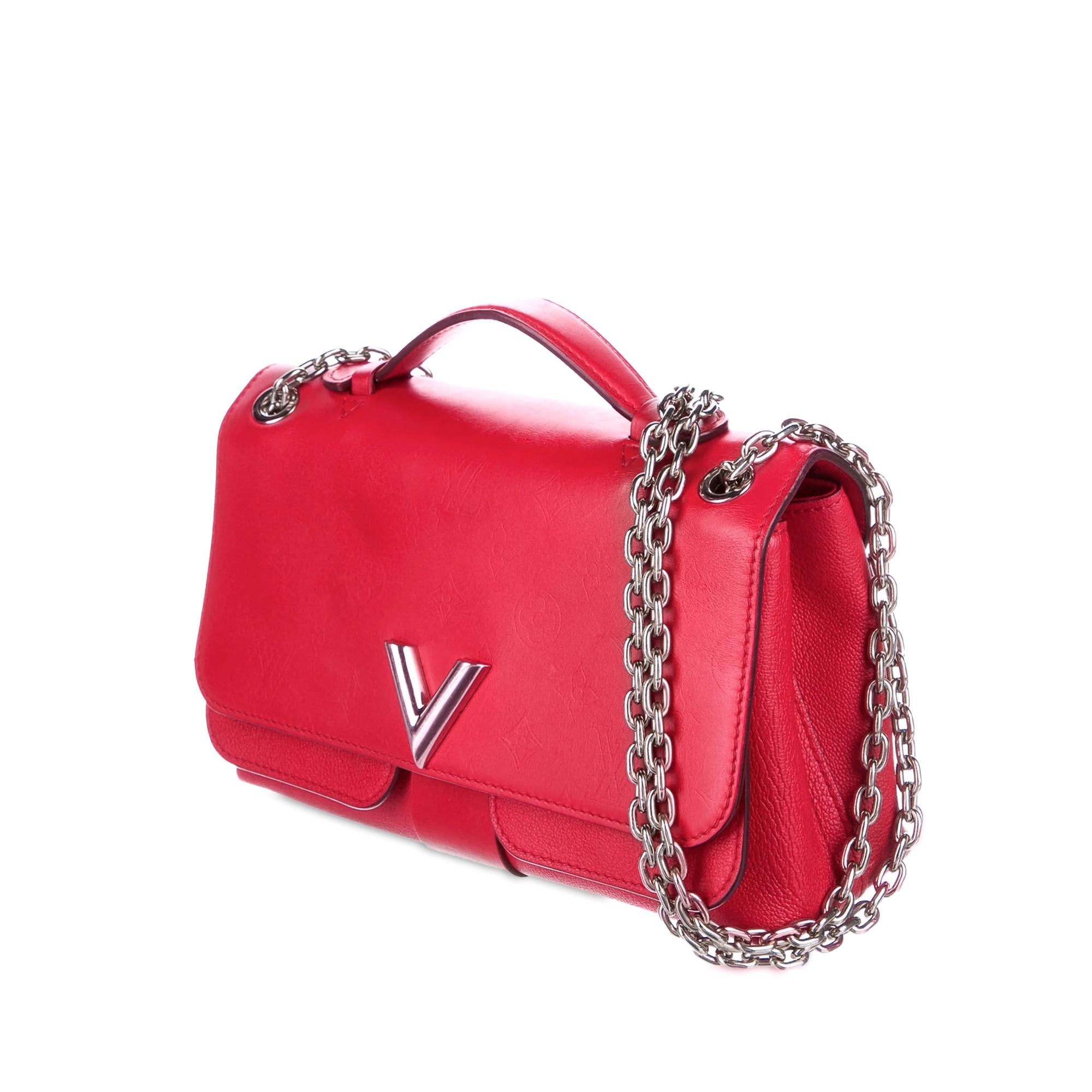 Louis Vuitton Monogram Cuir Plume Ecume Very Chain Bag