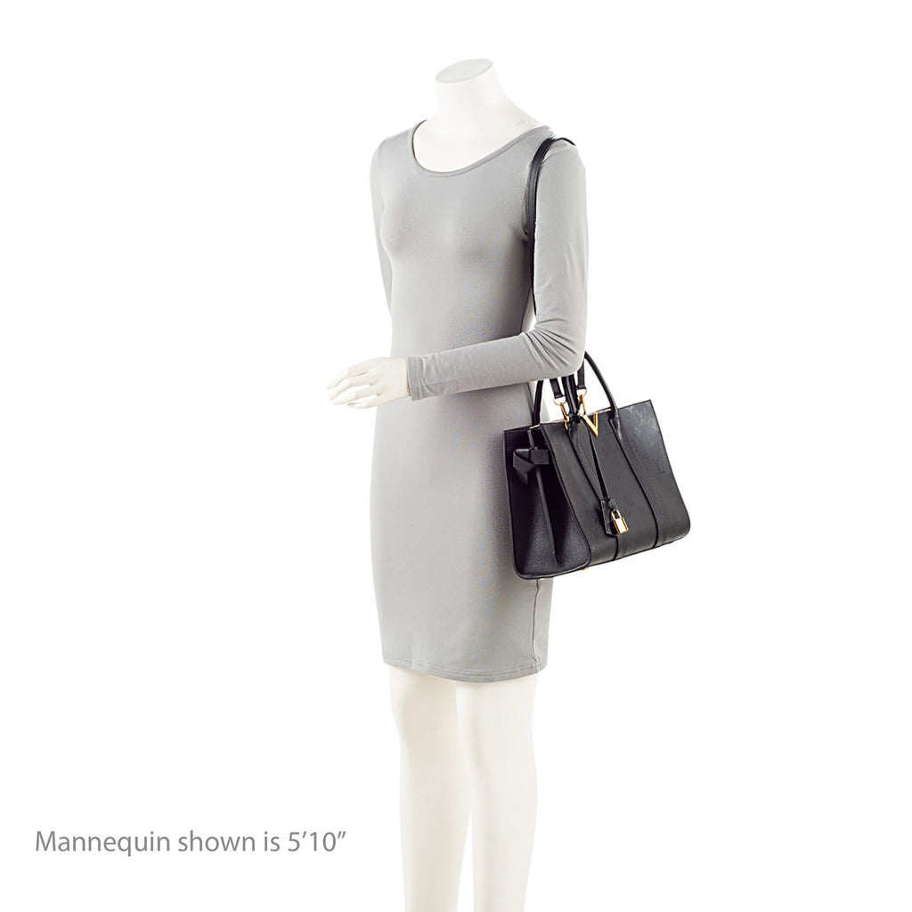 Louis Vuitton Monogram Cuir Plume Very MM Tote