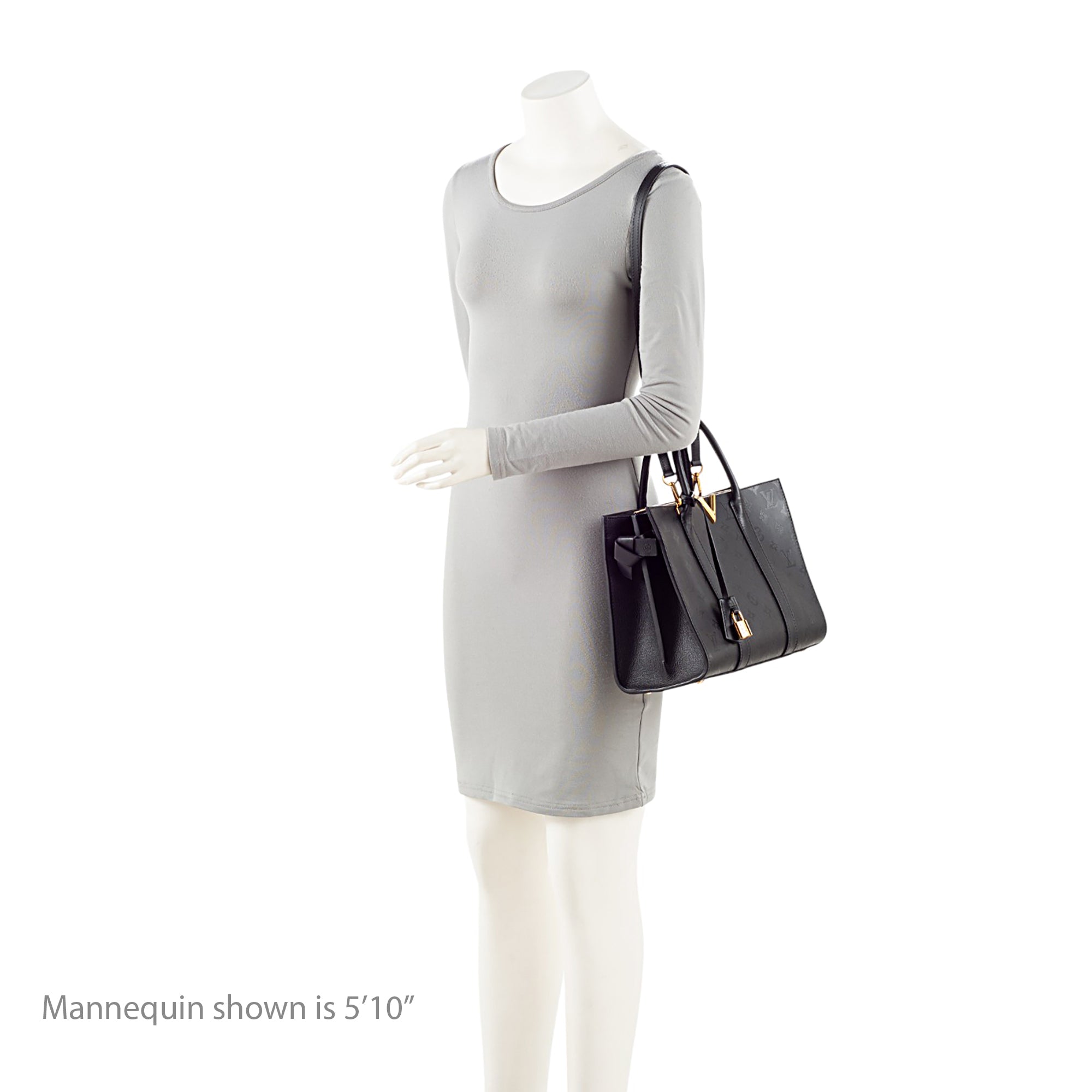 Louis Vuitton Monogram Cuir Plume Very MM Tote