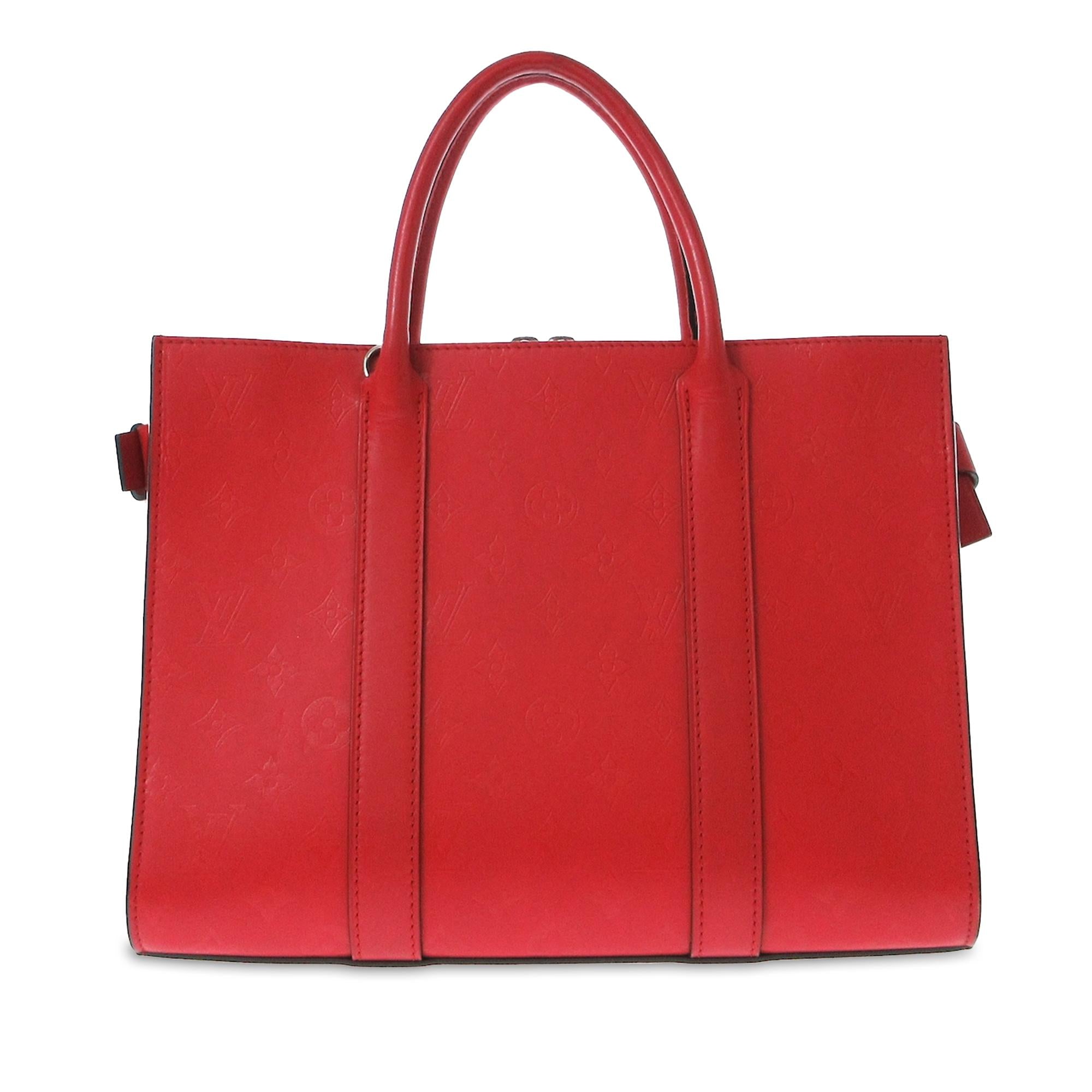 Louis Vuitton Monogram Cuir Plume Very Tote MM (SHG-LjIeqm)