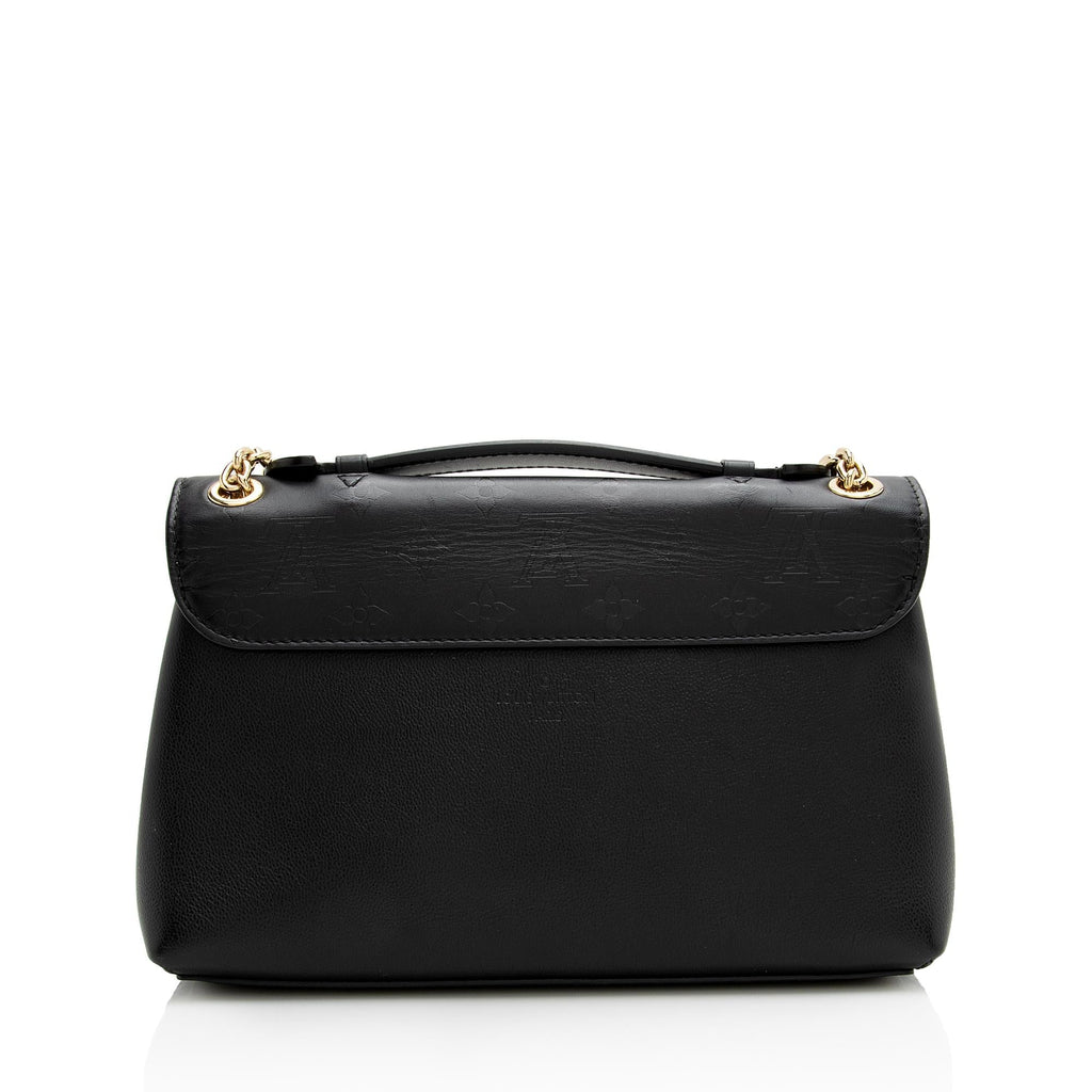Louis Vuitton Monogram Cuir Very Chain Bag (SHF-22976)