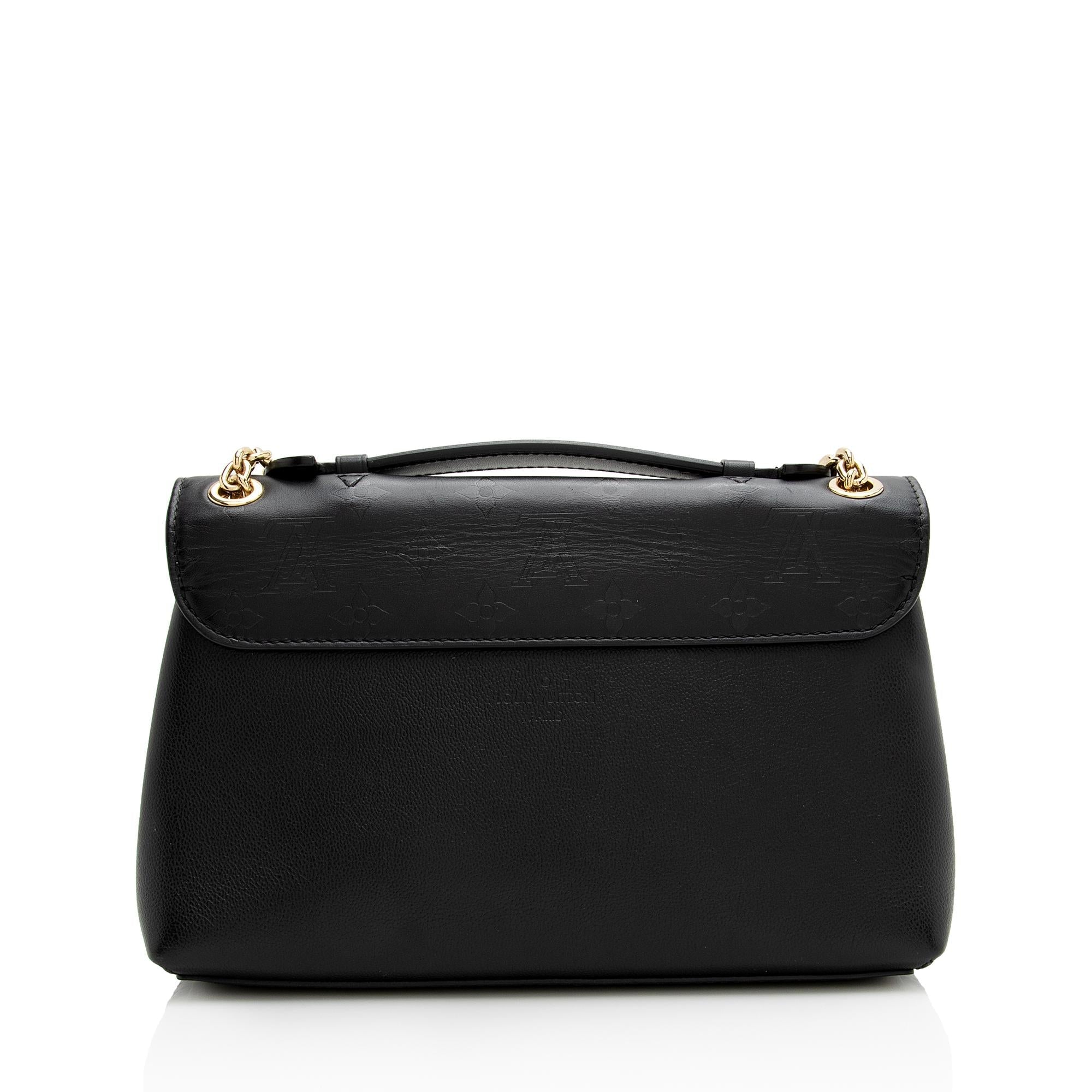 Louis Vuitton Monogram Cuir Very Chain Bag (SHF-22976)