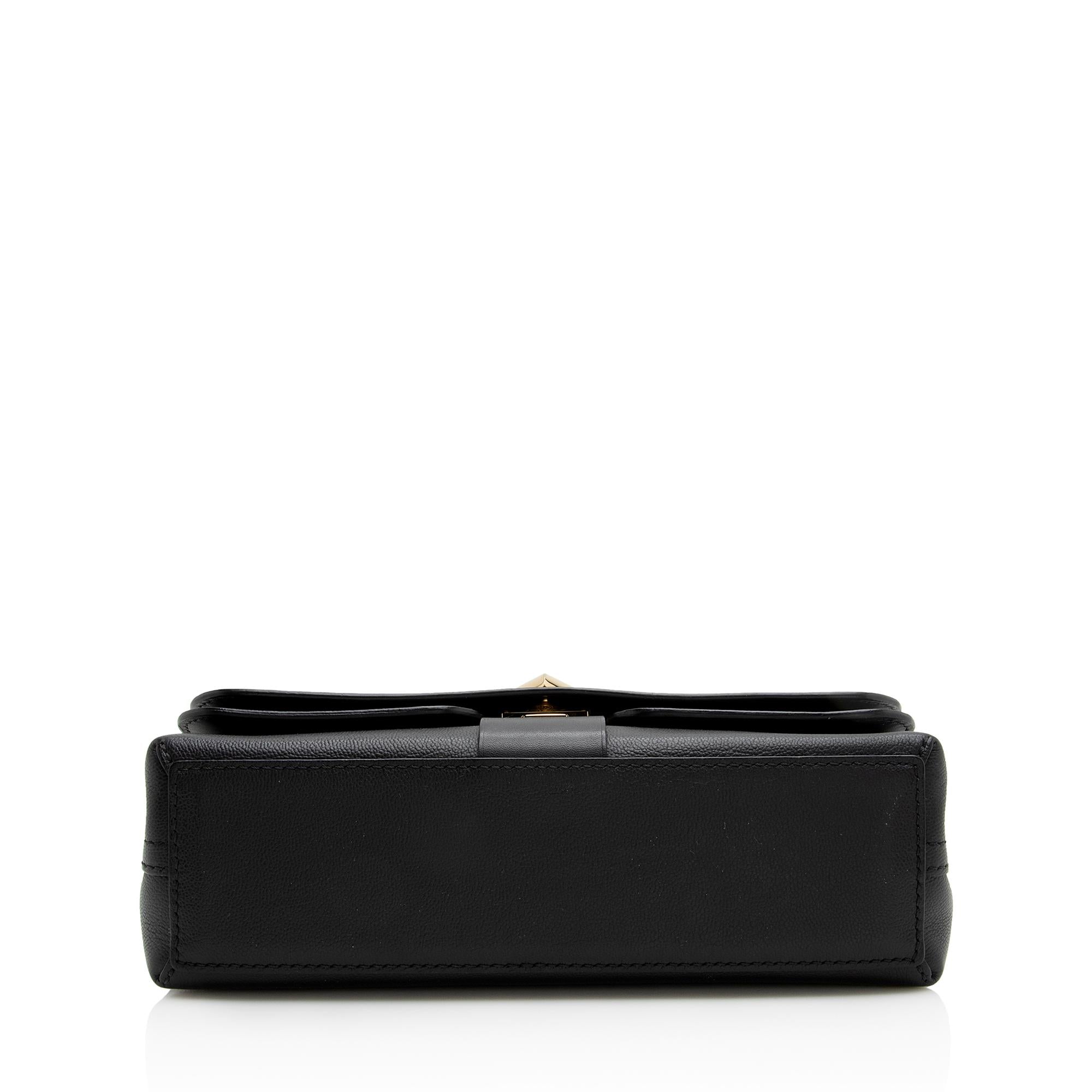Louis Vuitton Monogram Cuir Very Chain Bag (SHF-22976)