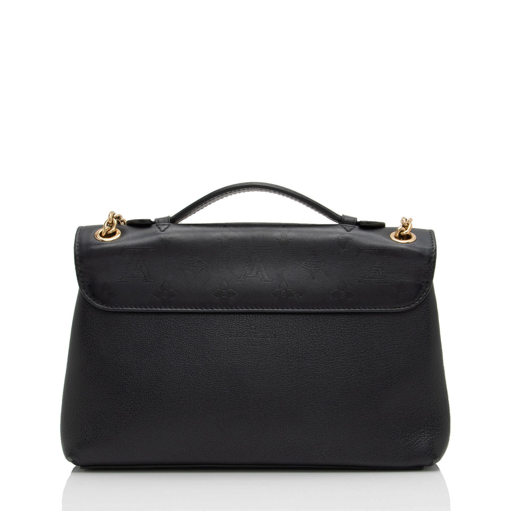 Louis Vuitton Monogram Cuir Very Chain Bag (SHF-bcWcmG)