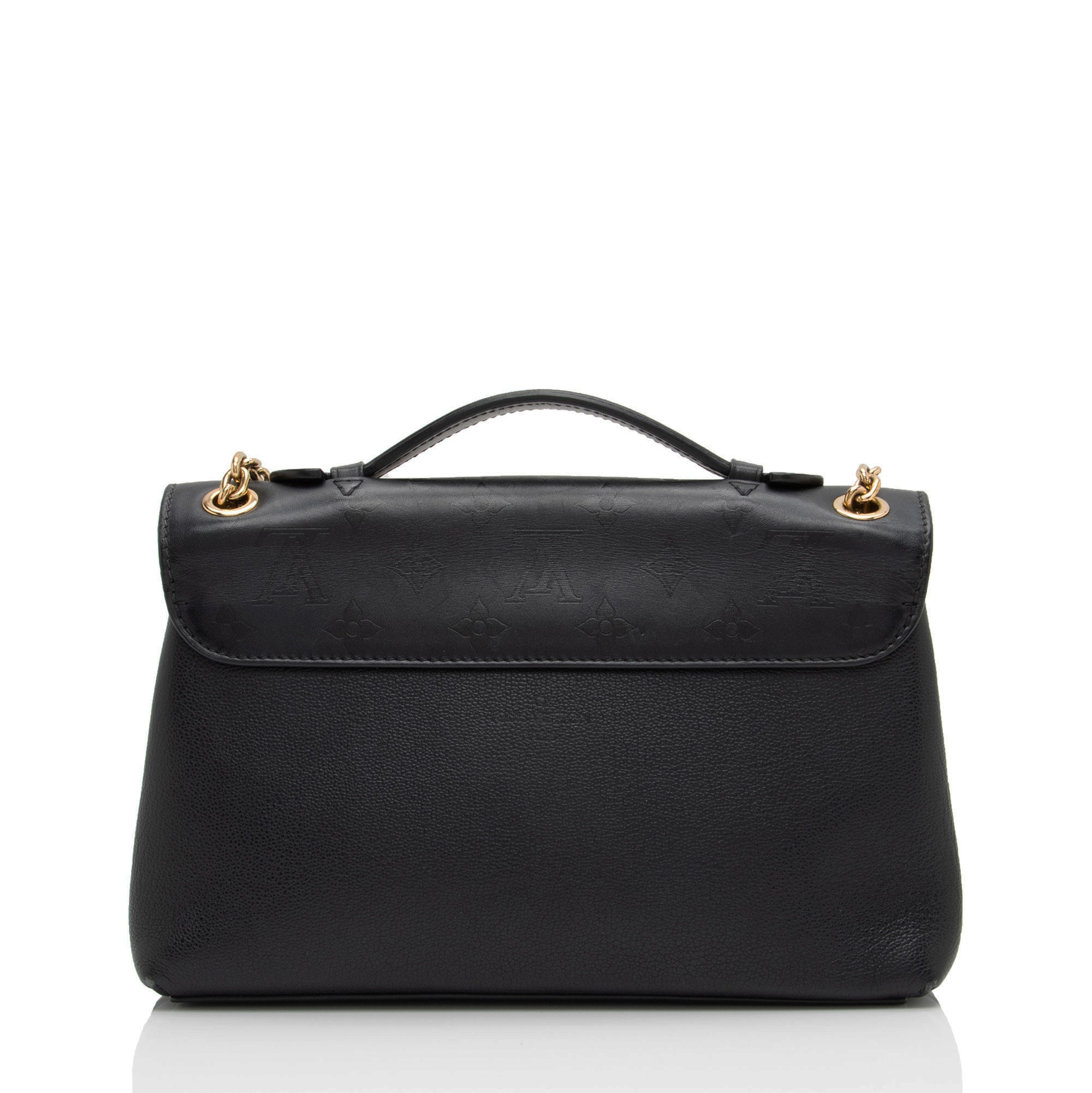 Louis Vuitton Monogram Cuir Very Chain Bag (SHF-bcWcmG)