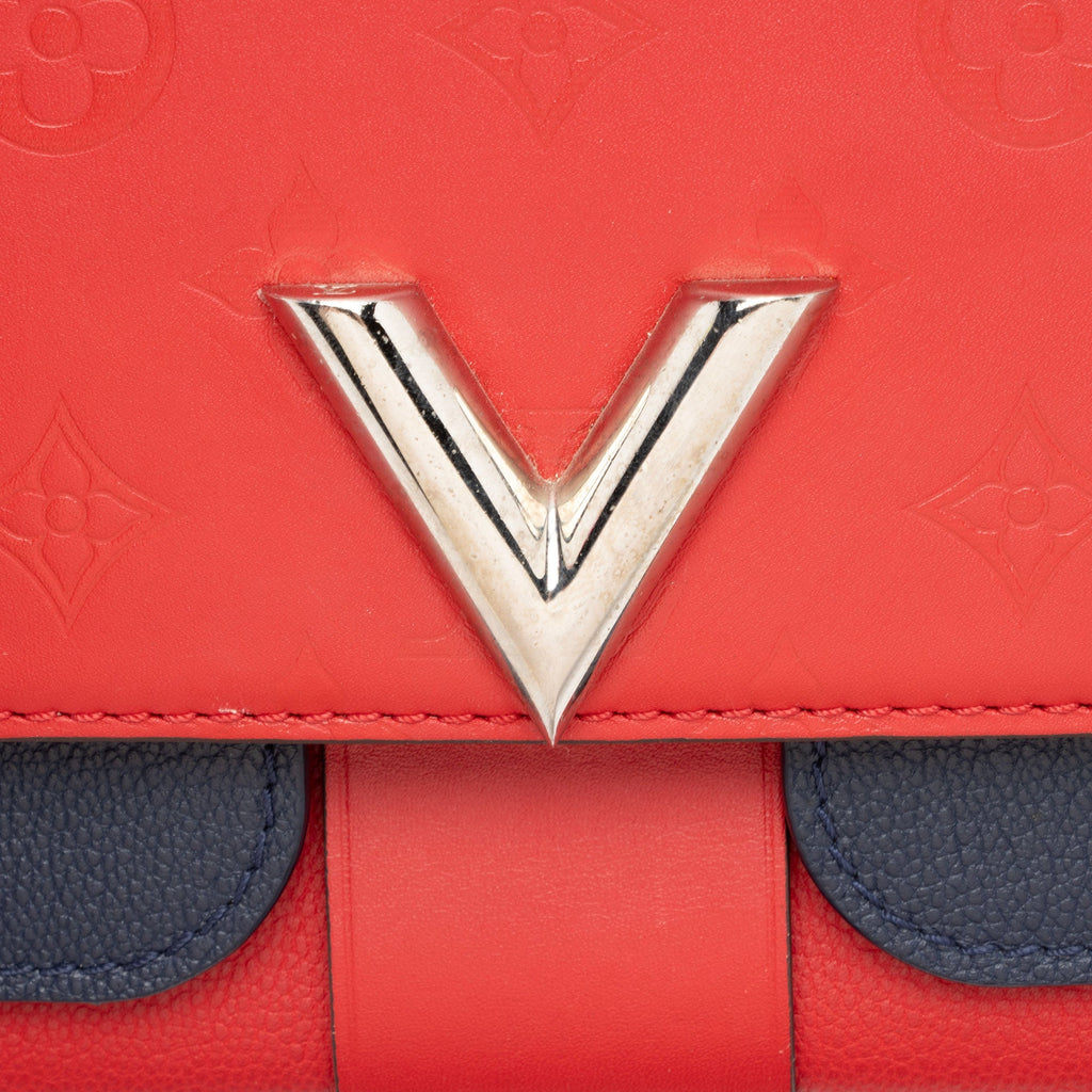 Louis Vuitton Monogram Cuir Very Chain Bag (SHF-mMP9yE)