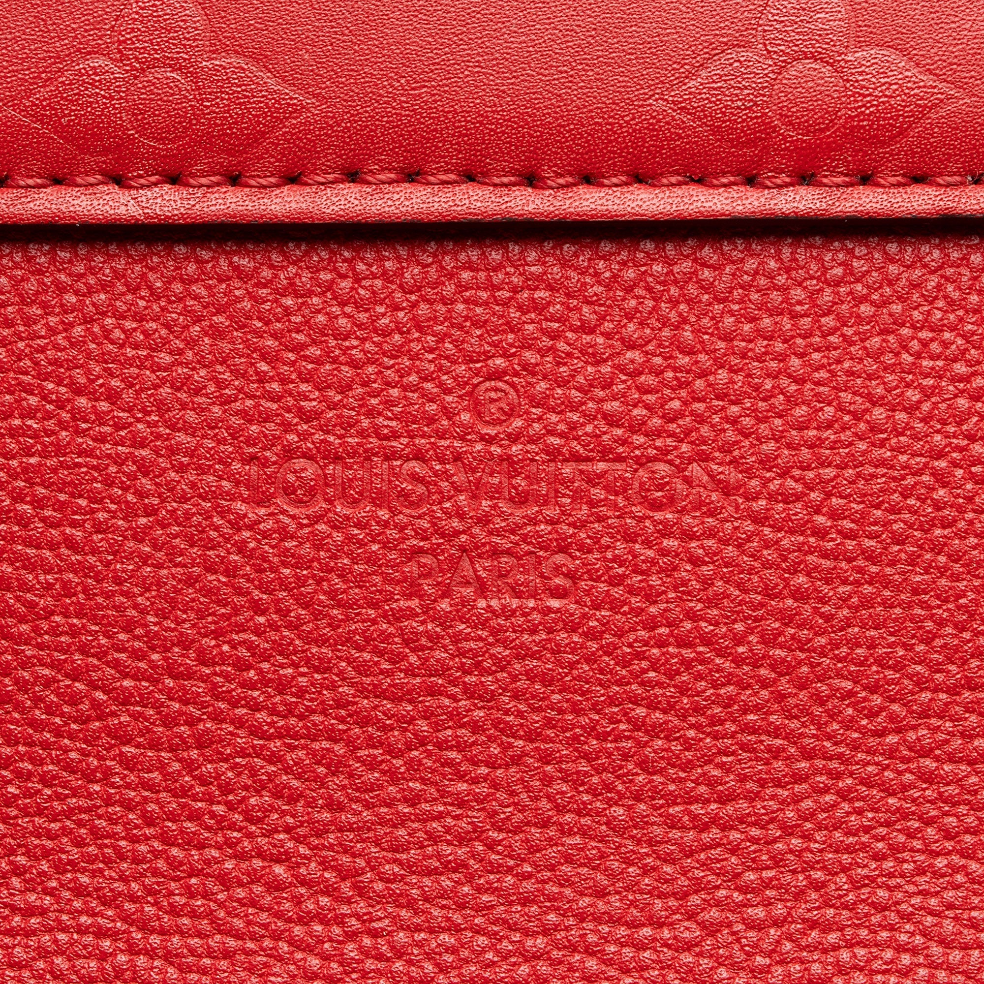 Louis Vuitton Monogram Cuir Very Chain Bag (SHF-mMP9yE)