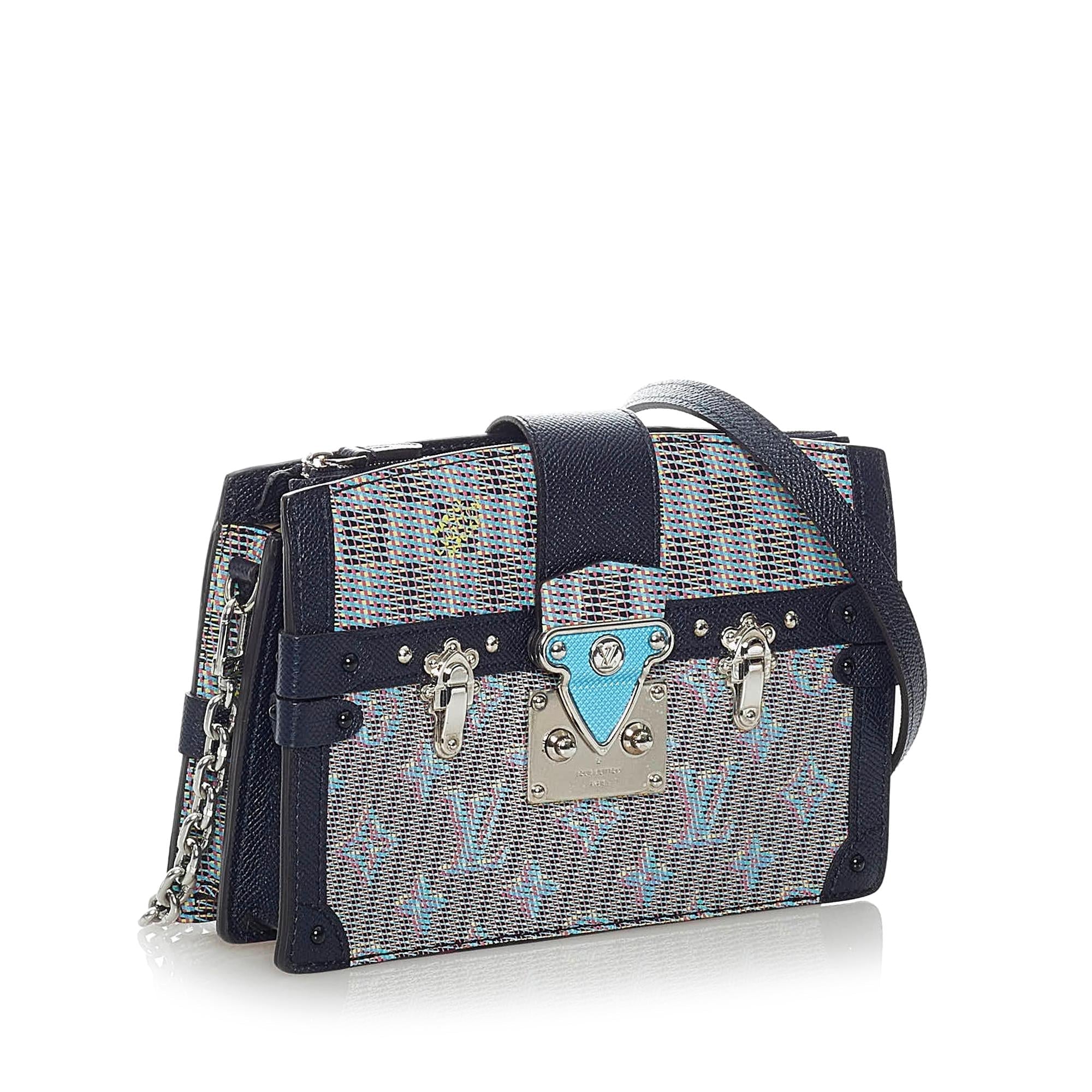 Louis Vuitton Monogram Damier Pop Trunk Clutch