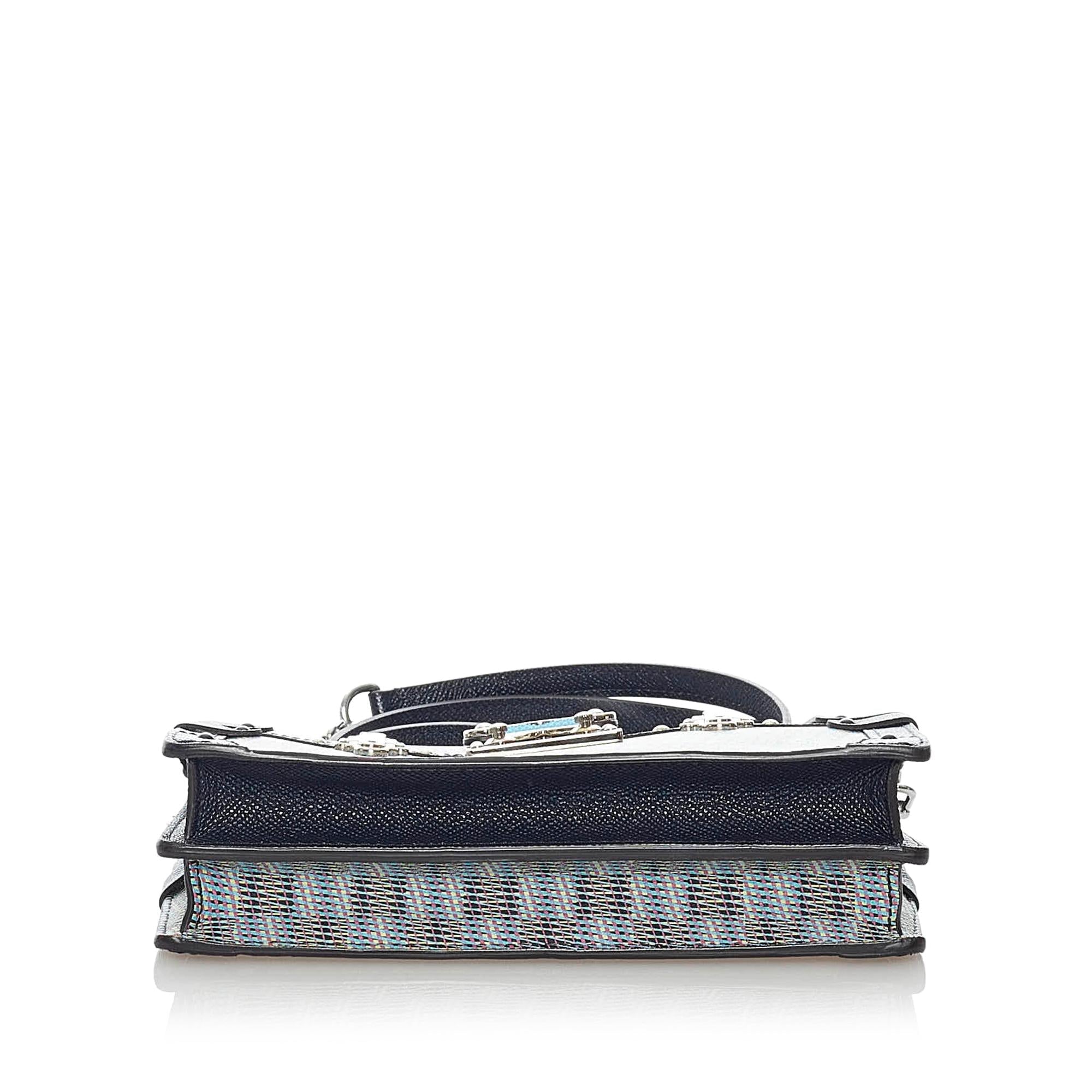 Louis Vuitton Monogram Damier Pop Trunk Clutch