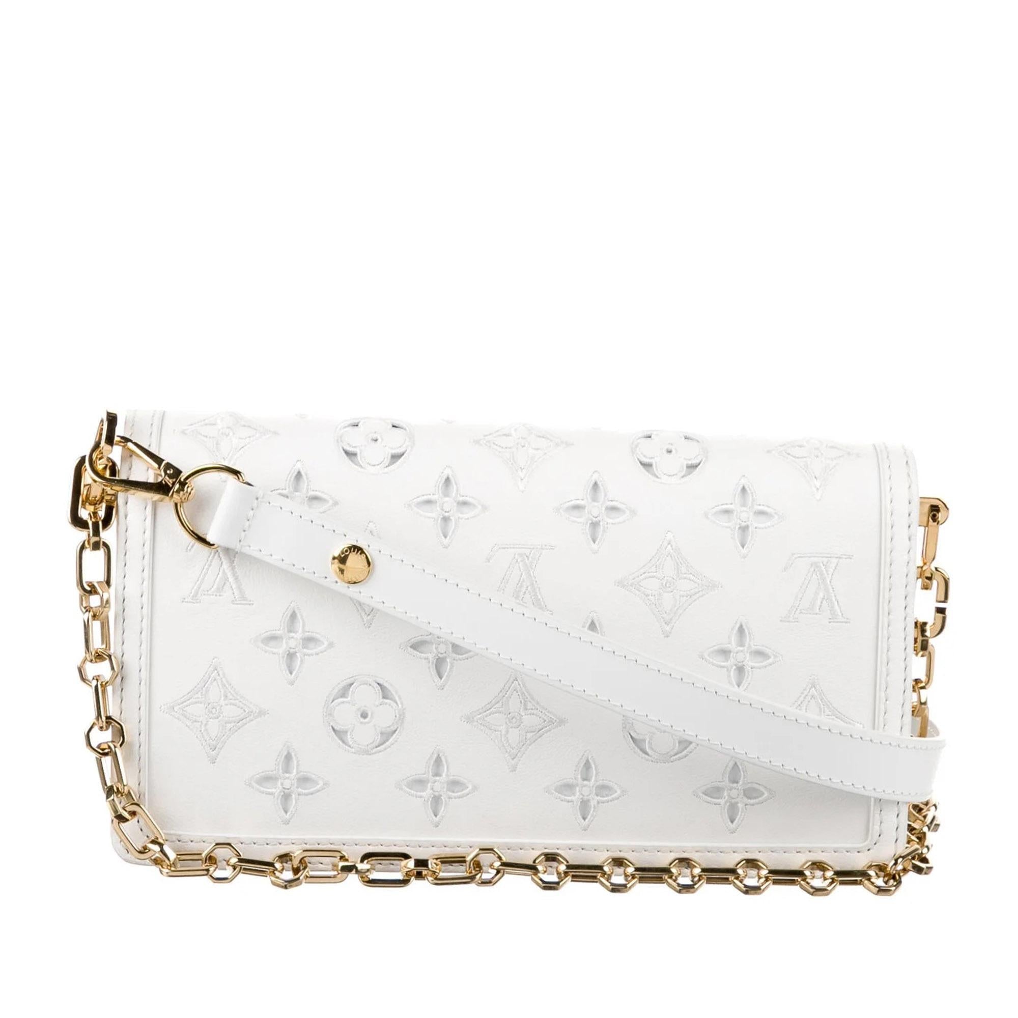 Louis Vuitton Monogram Dauphine Broderie East West