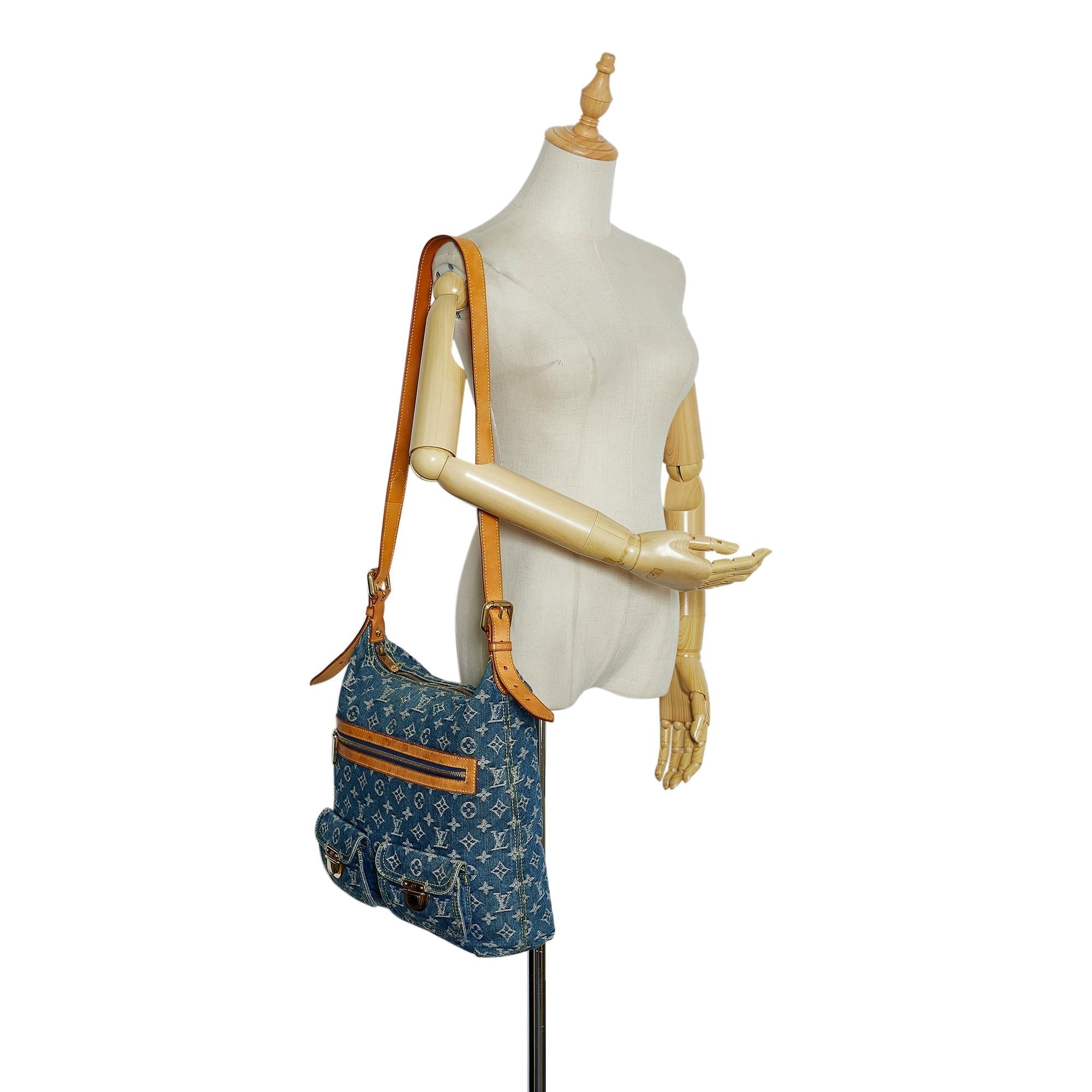 Louis Vuitton Monogram Denim Baggy GM (SHG-d9dmwb)