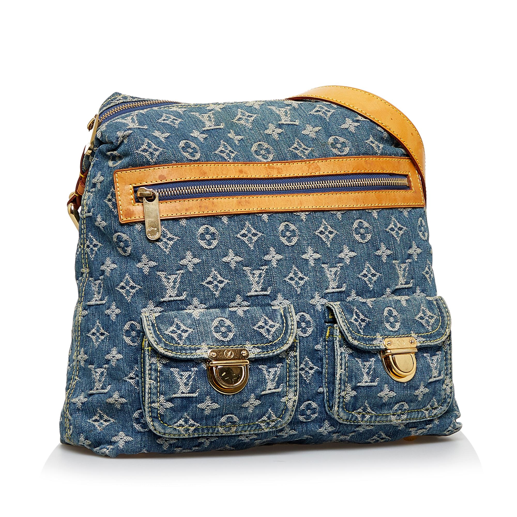 Louis Vuitton Monogram Denim Baggy GM (SHG-d9dmwb)