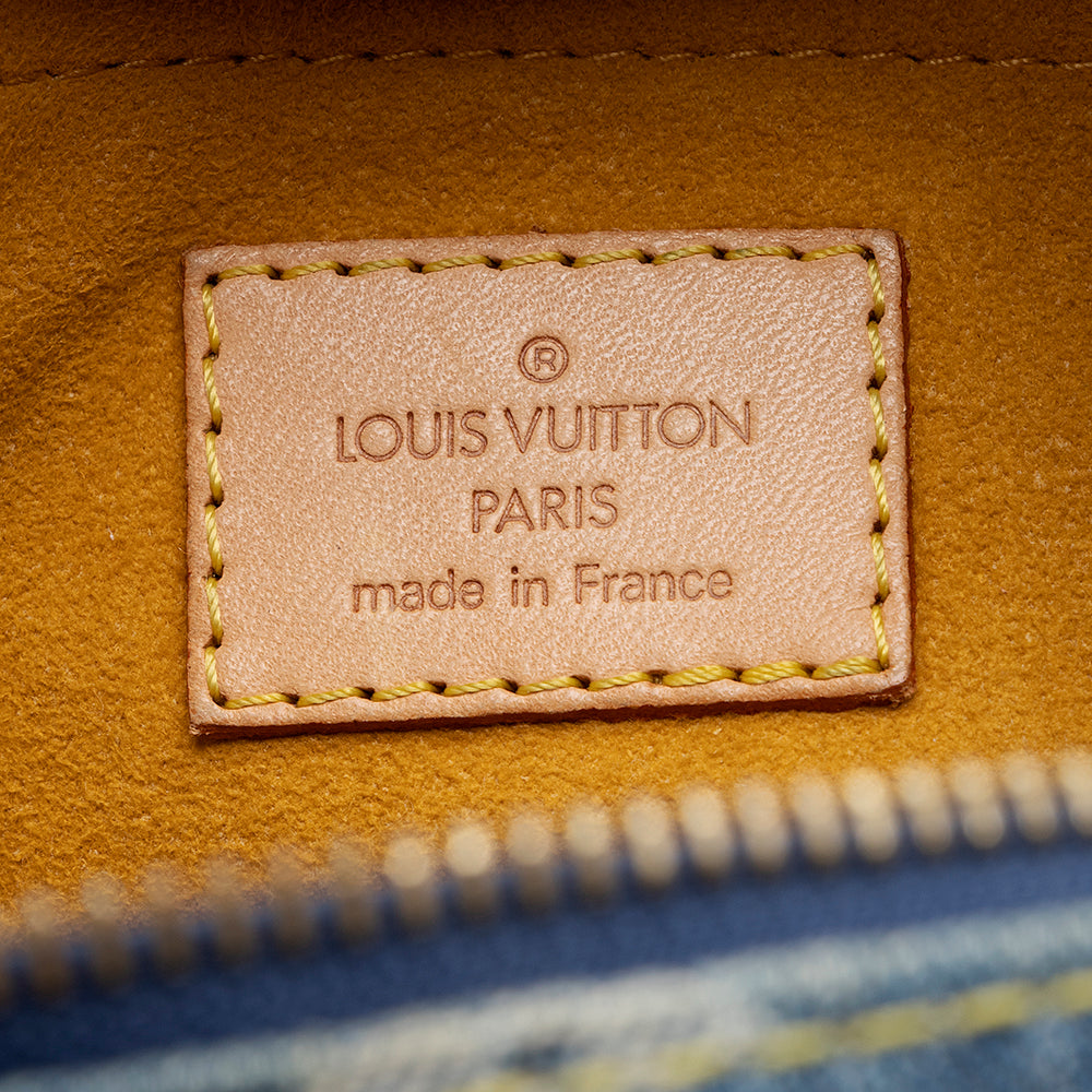 Louis Vuitton Monogram Denim Baggy PM Shoulder Bag (SHF-21936)